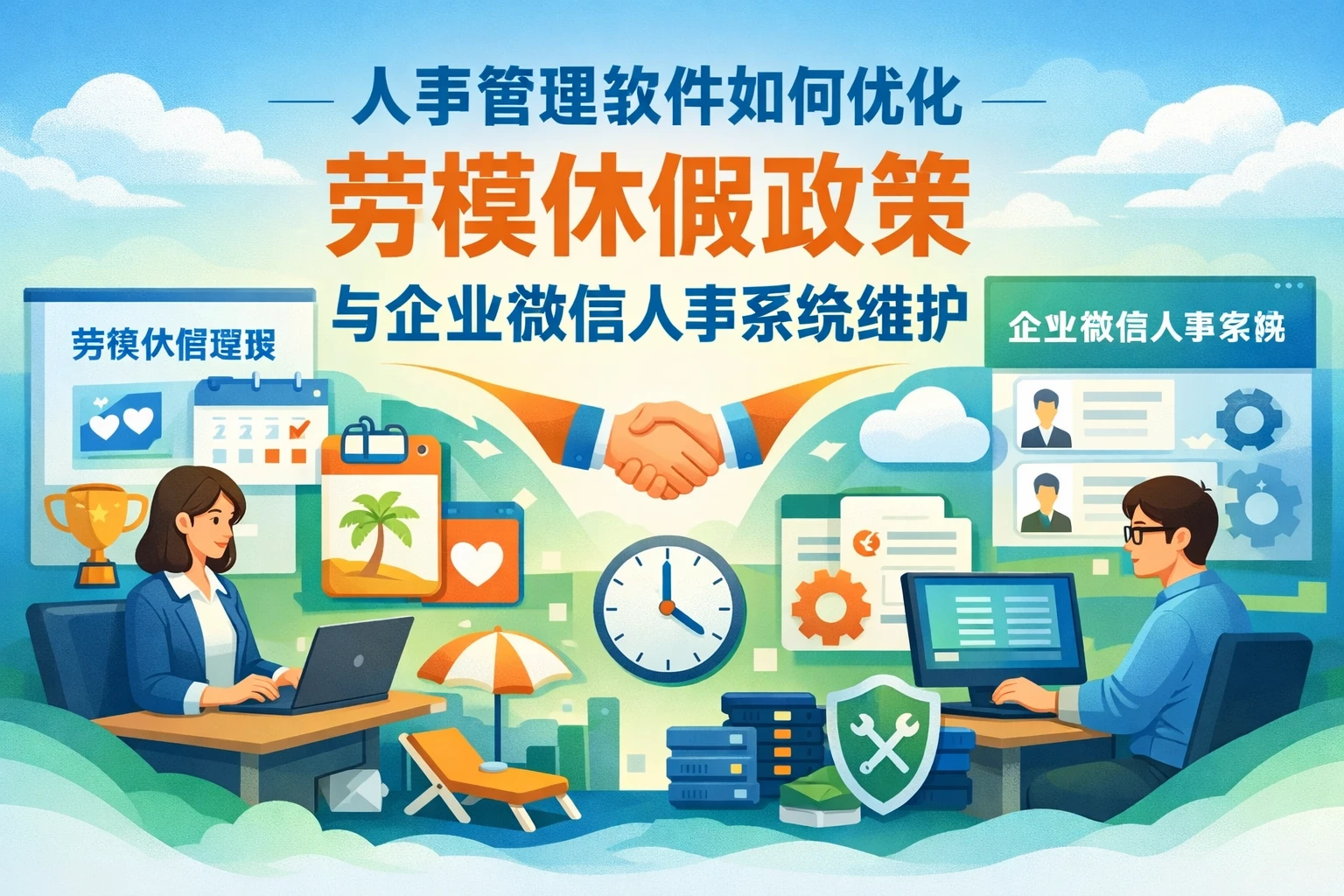 人事管理软件如何优化劳模休假政策与企业微信人事系统维护