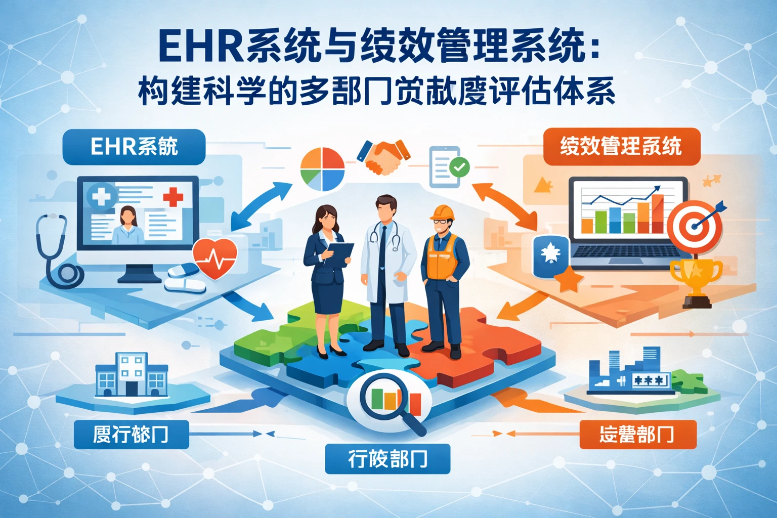 EHR系统与绩效管理系统：构建科学的多部门贡献度评估体系