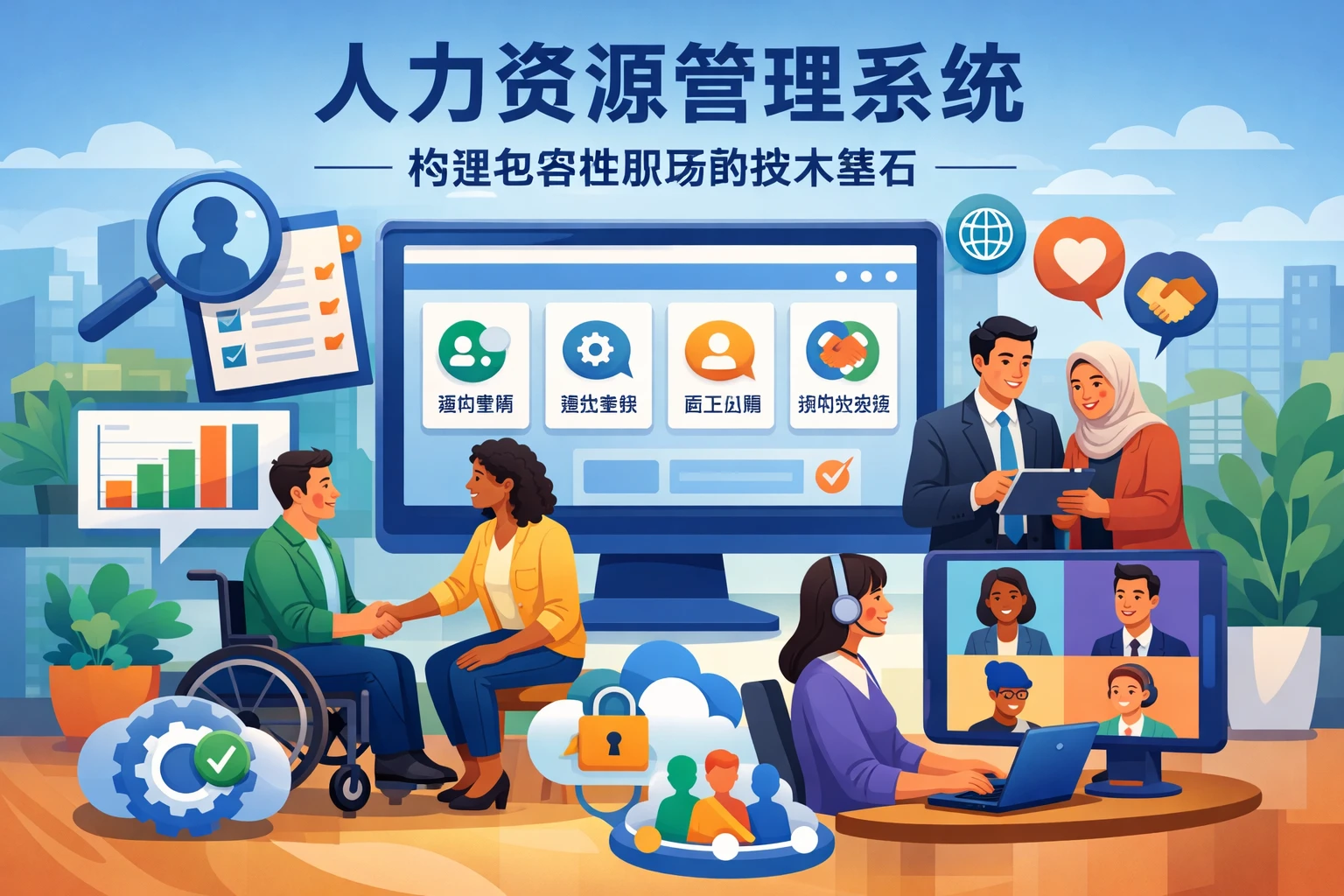人力资源管理系统：构建包容性职场的技术基石