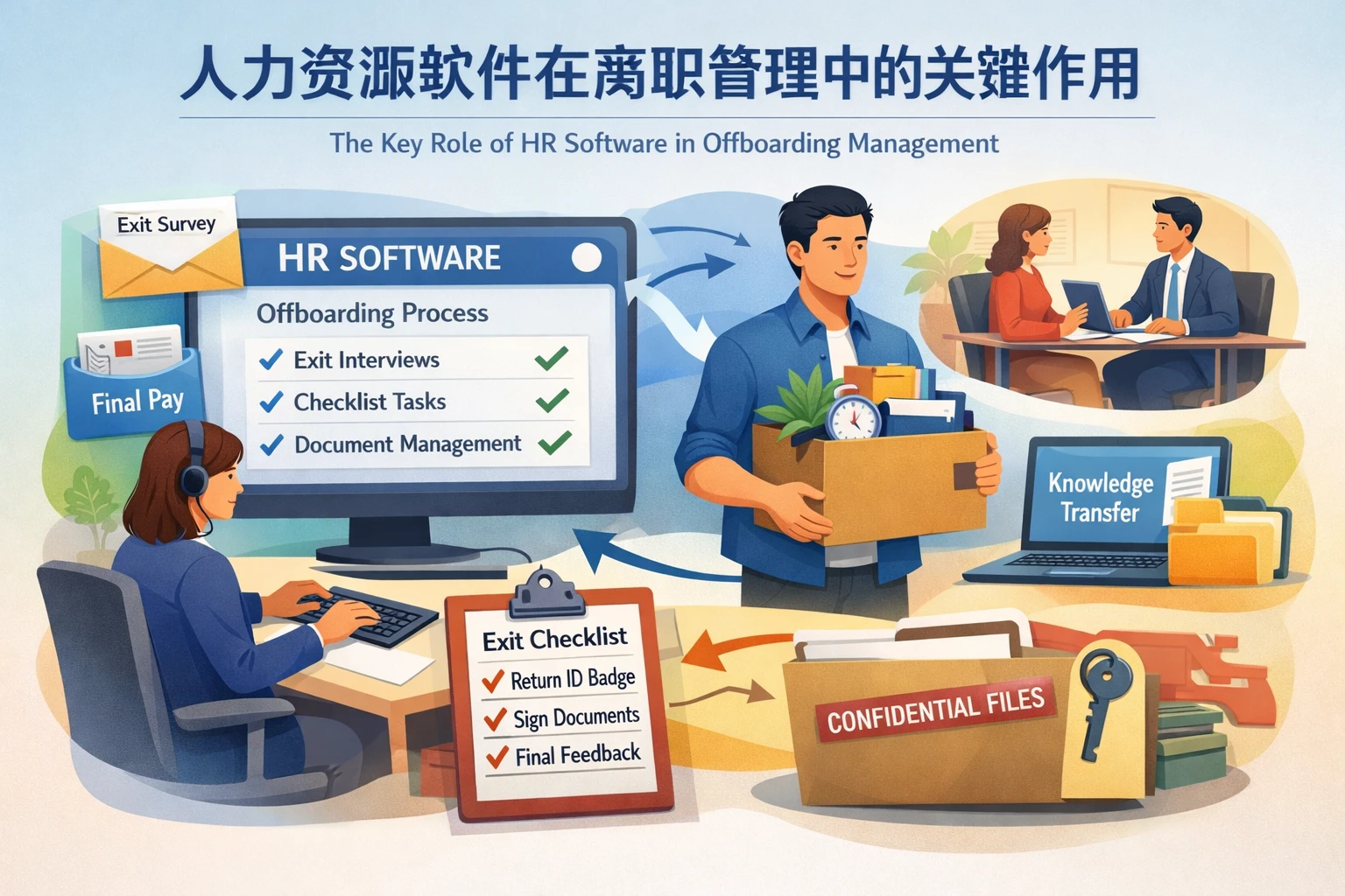 人力资源软件在离职管理中的关键作用
