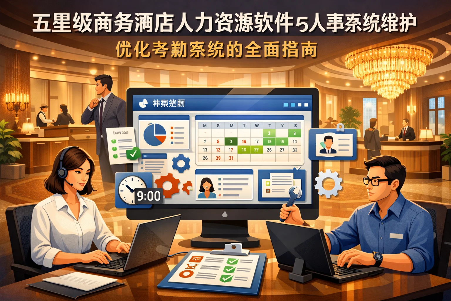 五星级商务酒店人力资源软件与人事系统维护:优化考勤系统的全面指南