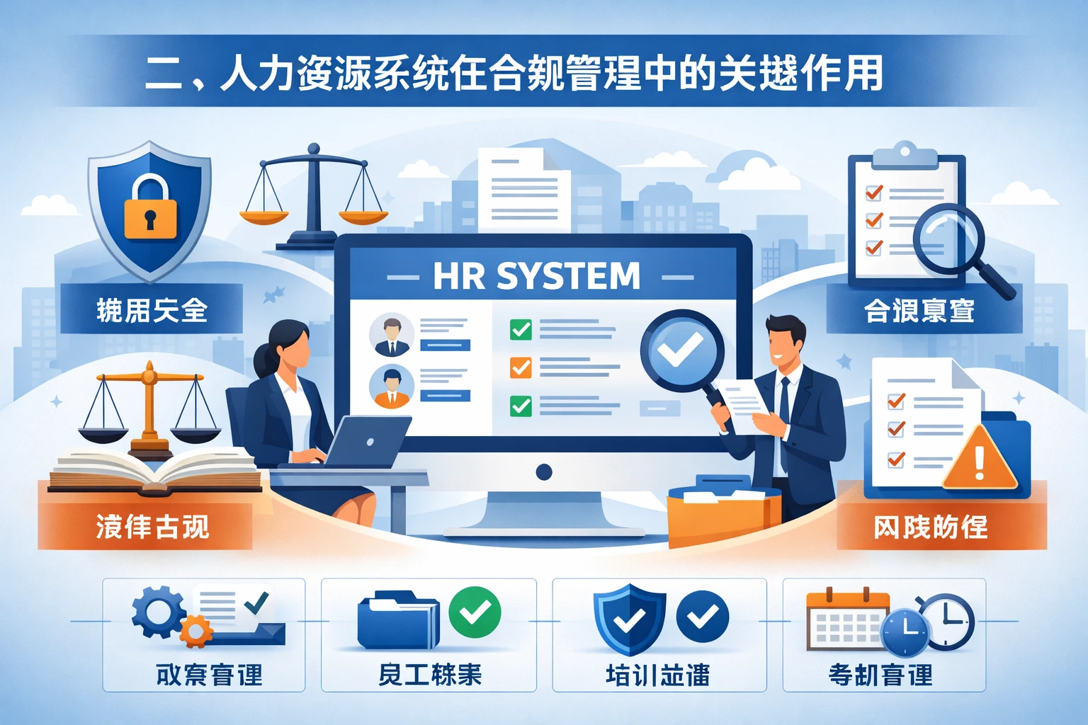 二、人力资源系统在合规管理中的关键作用