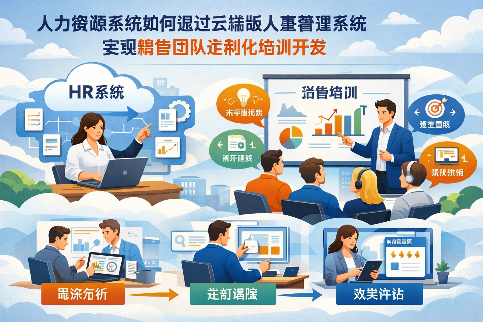 人力资源系统如何通过云端版人事管理系统实现销售团队定制化培训开发