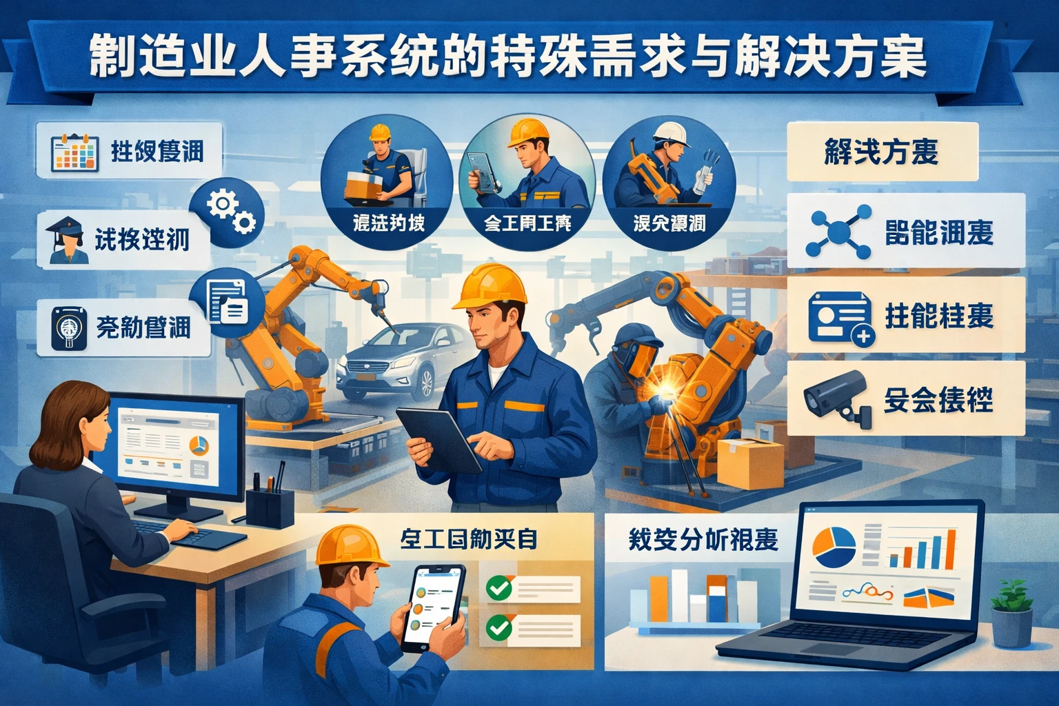 制造业人事系统的特殊需求与解决方案