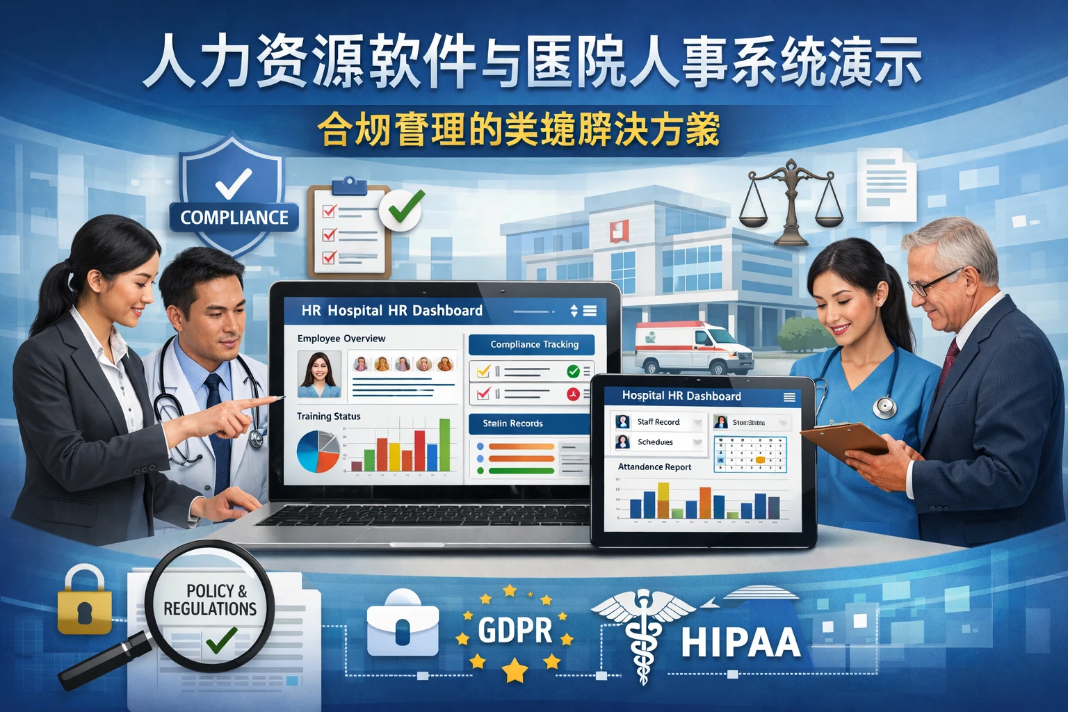 人力资源软件与医院人事系统演示：合规管理的关键解决方案
