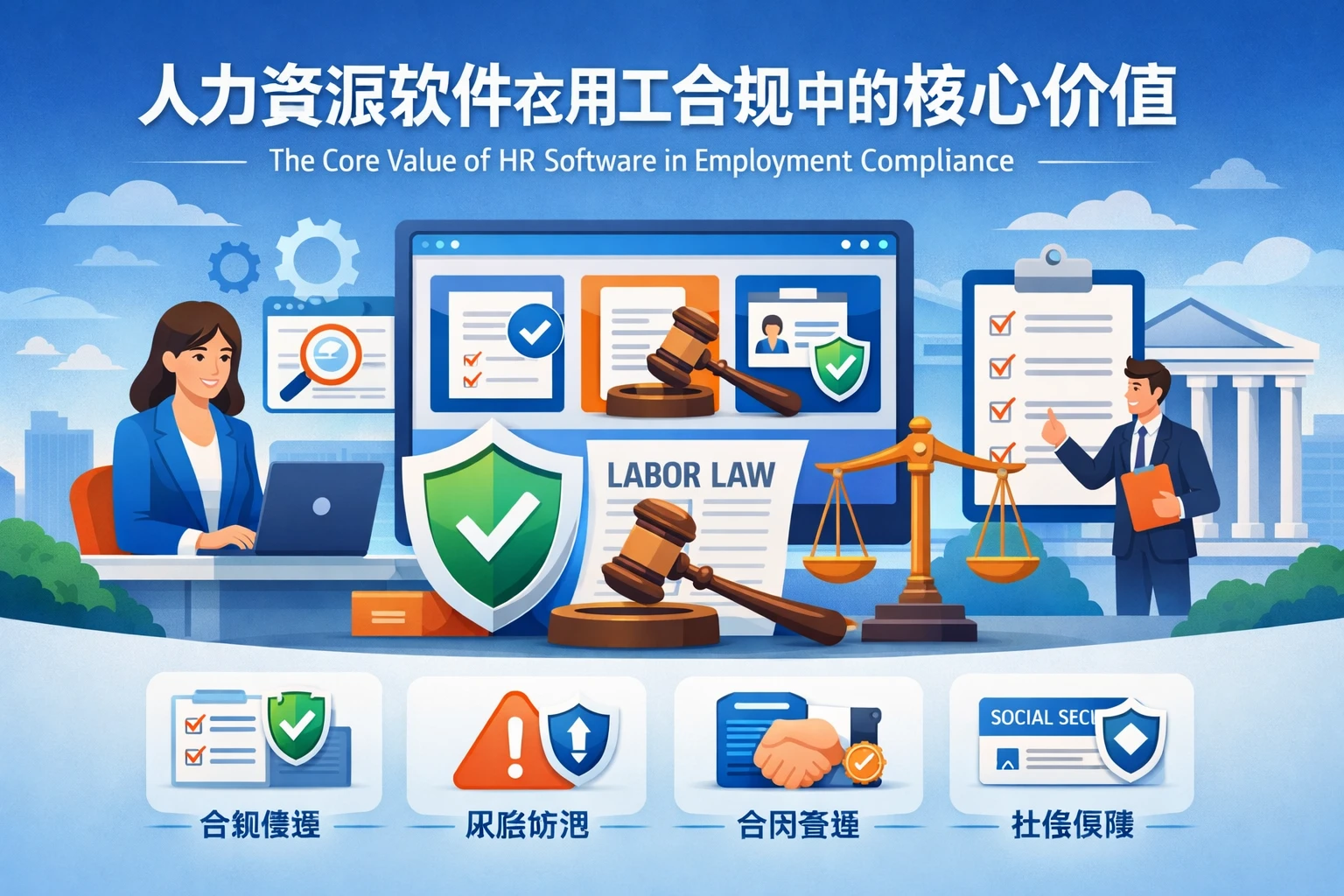 人力资源软件在用工合规中的核心价值
