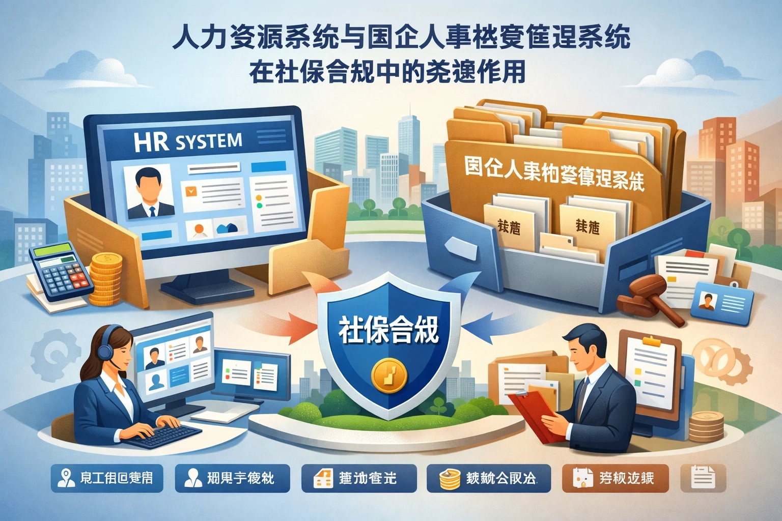 人力资源系统与国企人事档案管理系统在社保合规中的关键作用