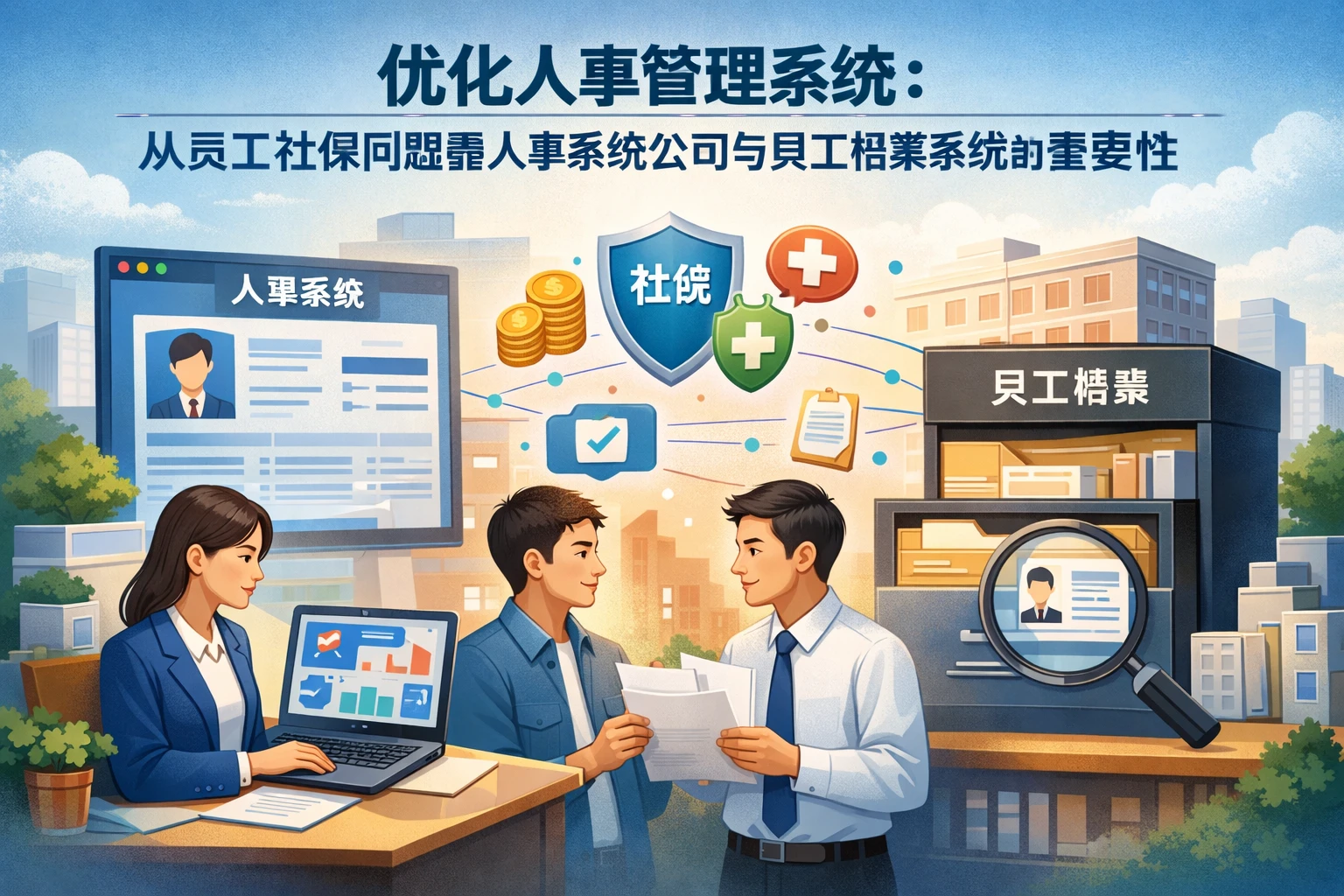 优化人事管理系统：从员工社保问题看人事系统公司与员工档案系统的重要性