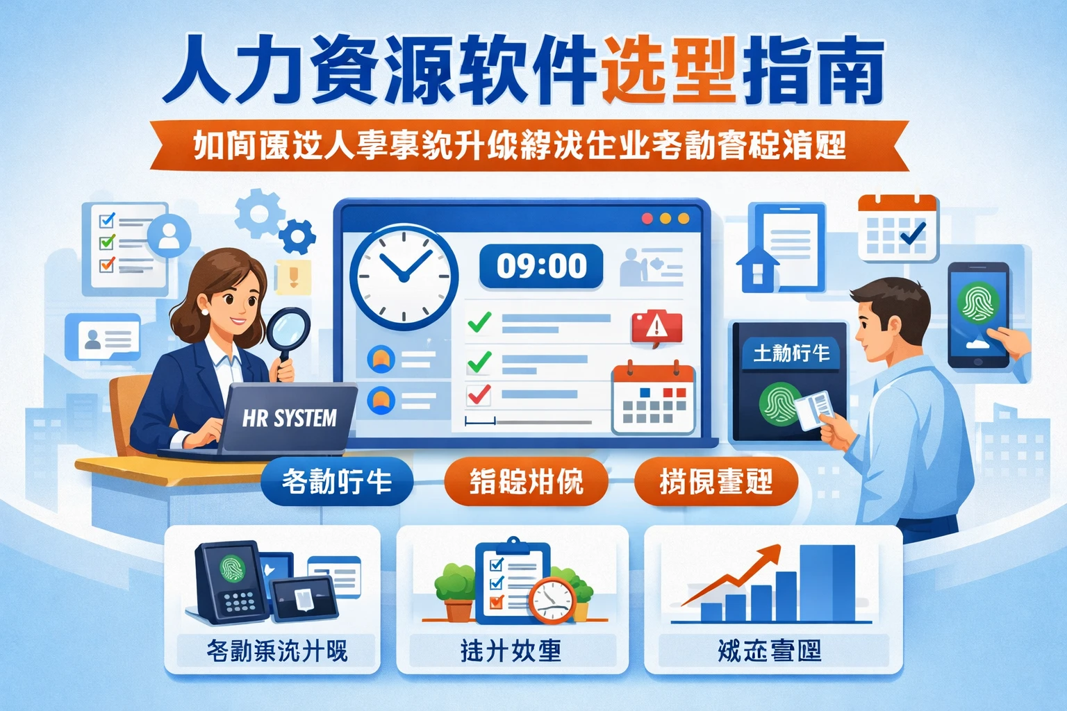 人力资源软件选型指南:如何通过人事系统升级解决企业考勤管理难题