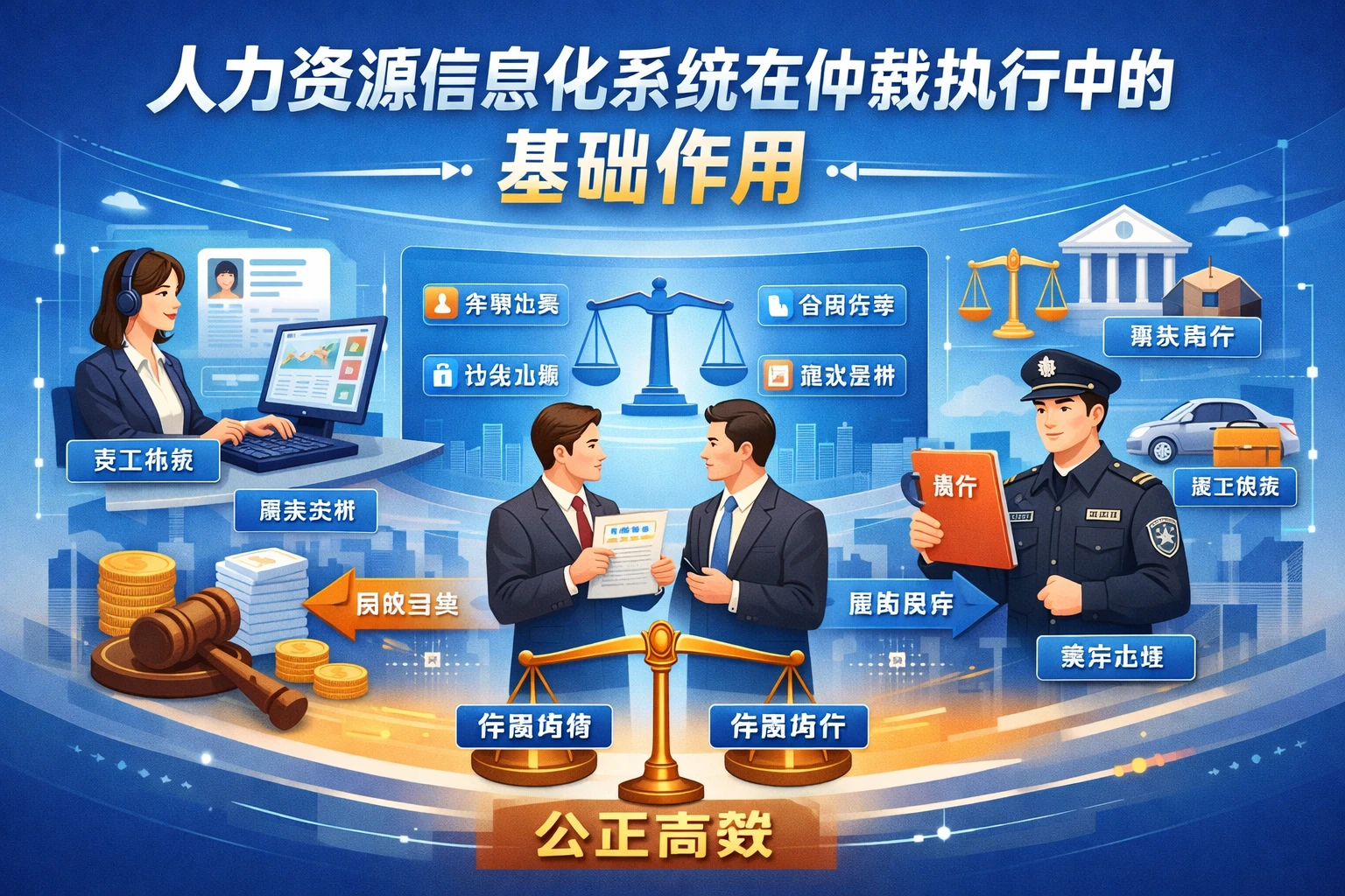 人力资源信息化系统在仲裁执行中的基础作用