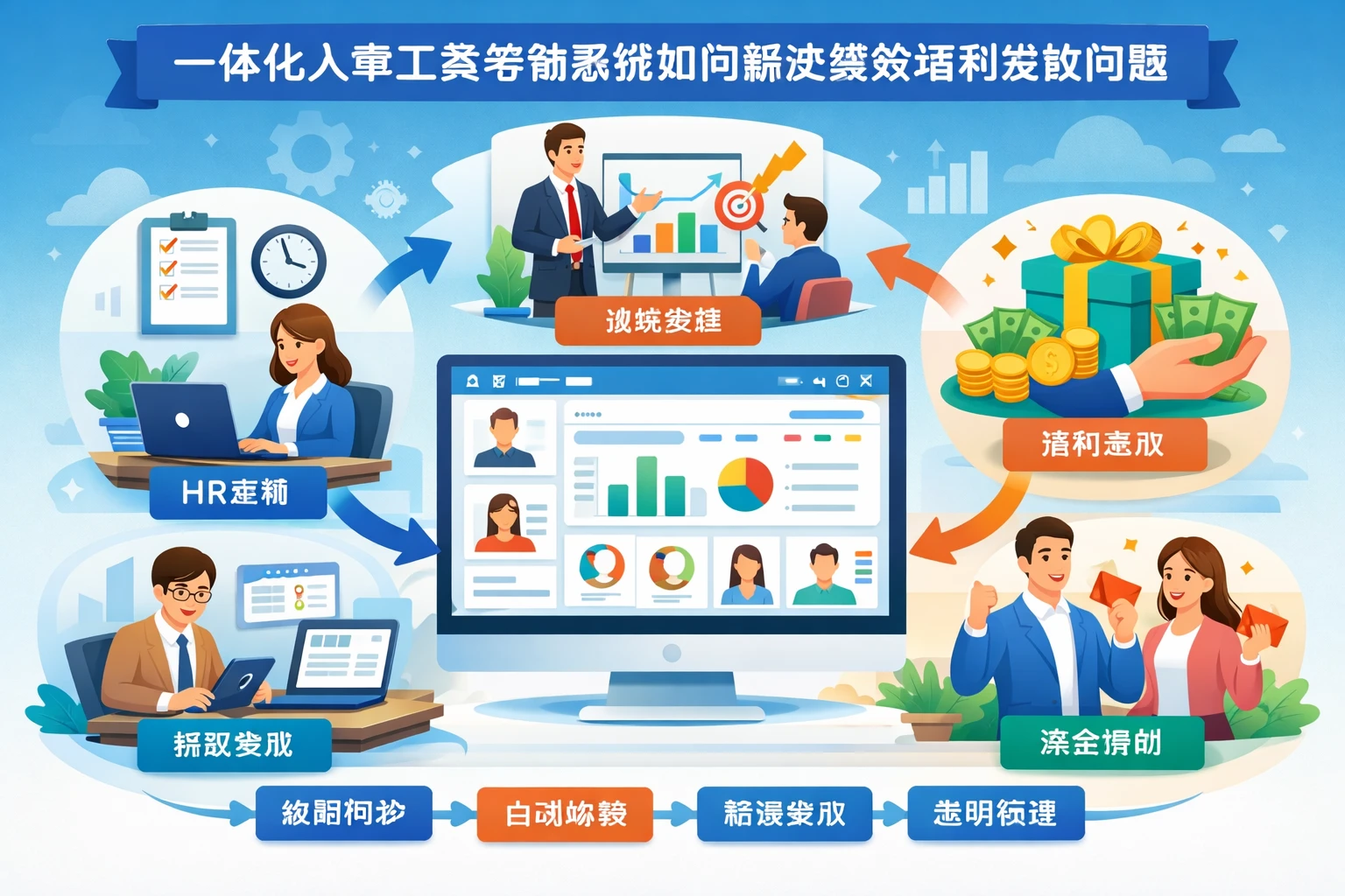 一体化人事工资考勤系统如何解决绩效福利发放问题