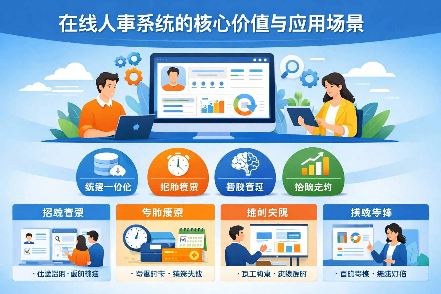 在线人事系统的核心价值与应用场景