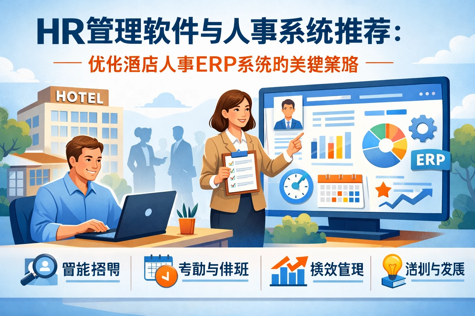 HR管理软件与人事系统推荐:优化酒店人事ERP系统的关键策略