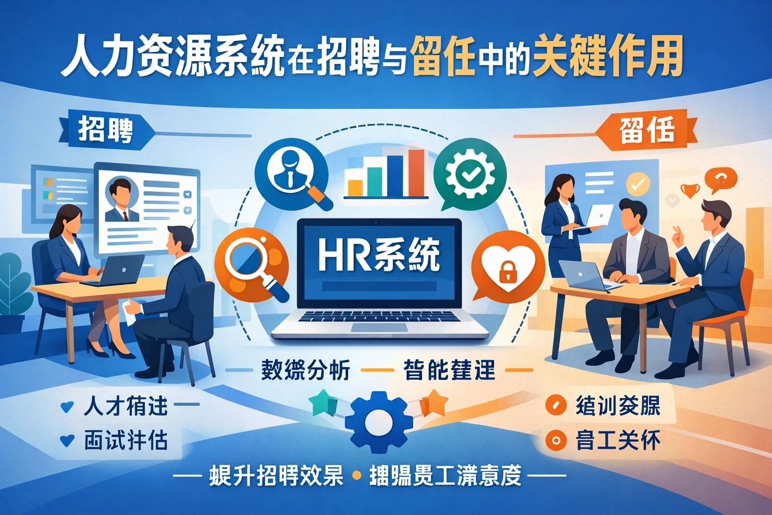 人力资源系统在招聘与留任中的关键作用