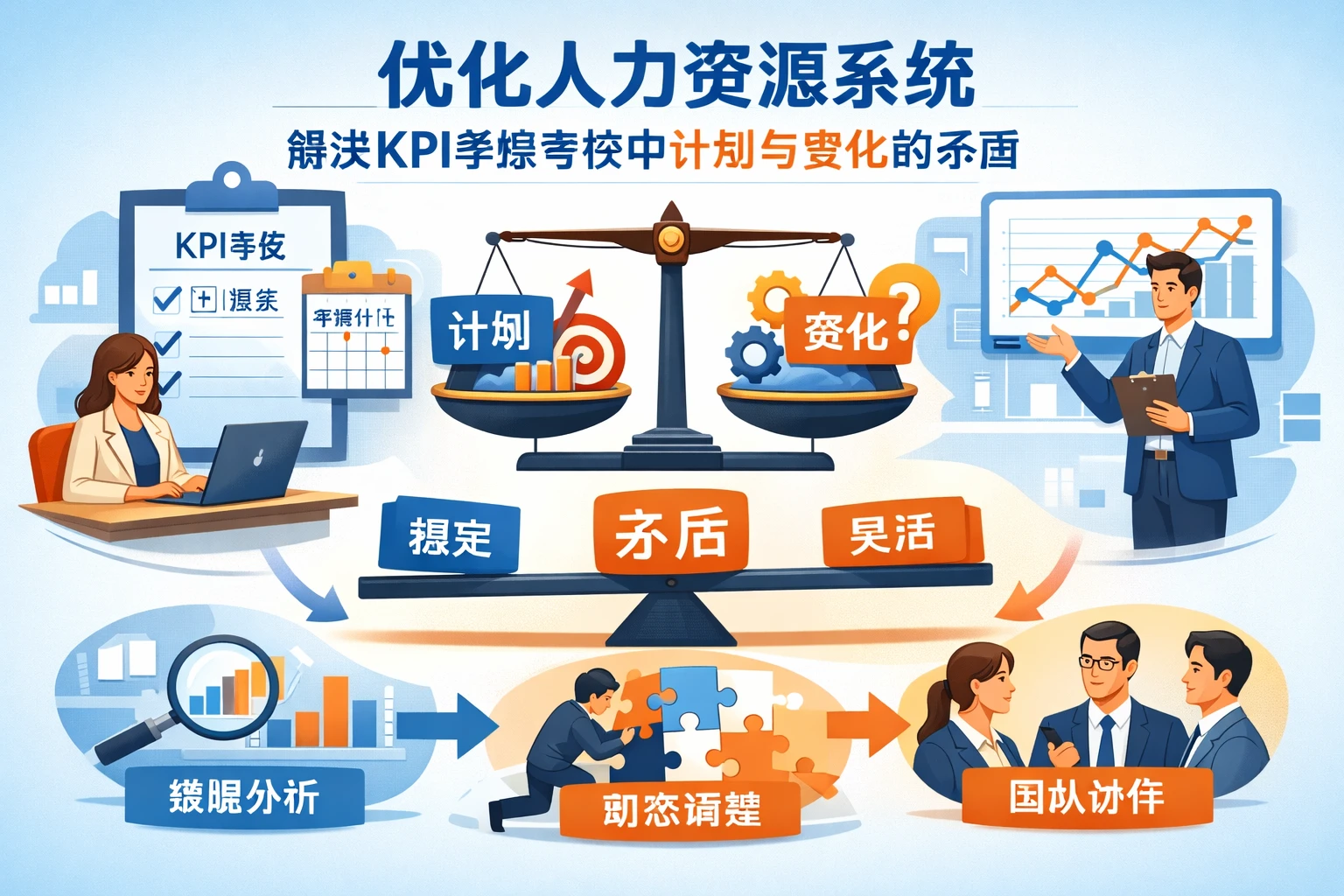 优化人力资源系统：解决KPI季度考核中计划与变化的矛盾