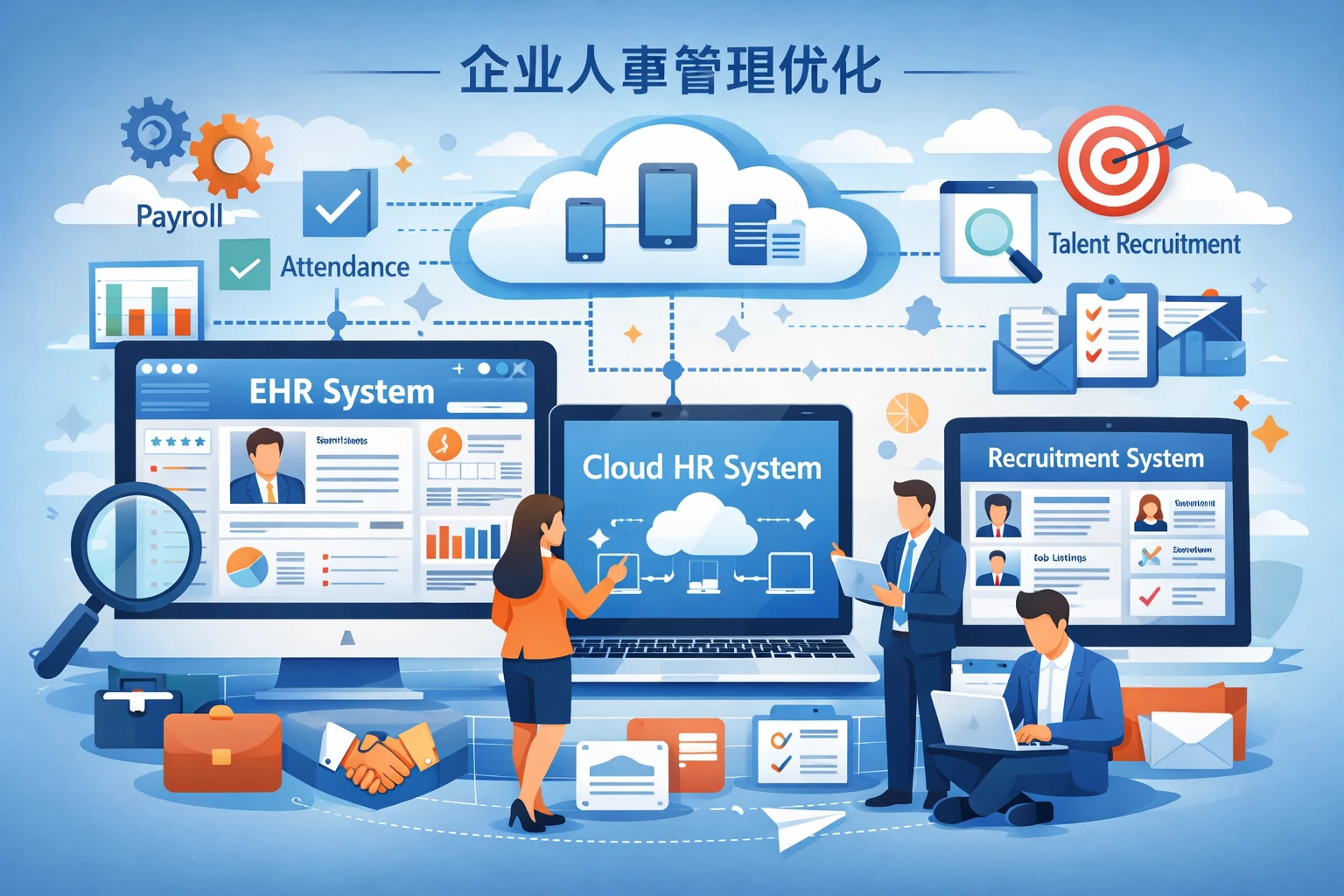 优化企业人事管理：ehr系统、云人事系统与招聘管理系统的关键作用