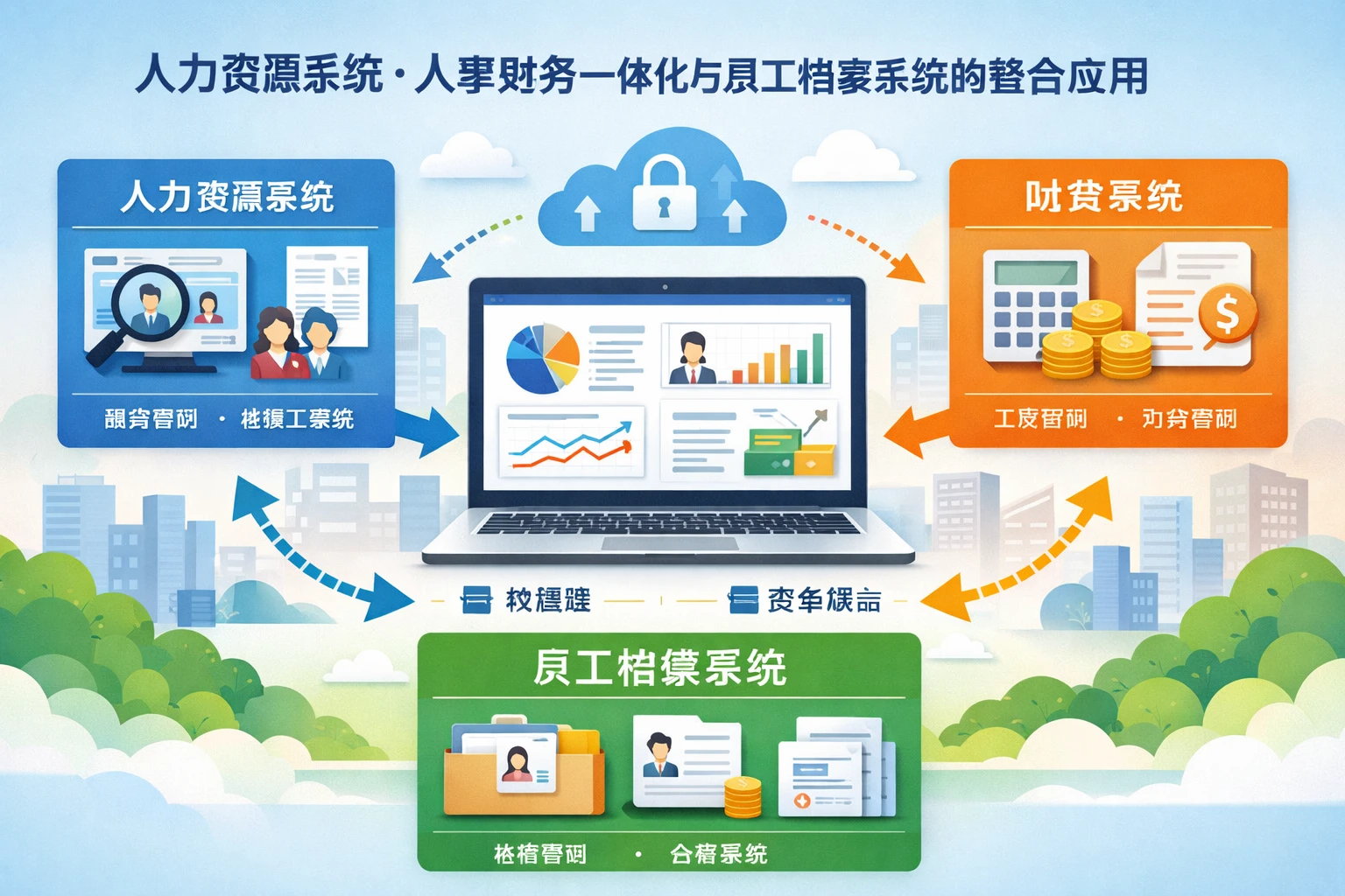 人力资源系统、人事财务一体化与员工档案系统的整合应用