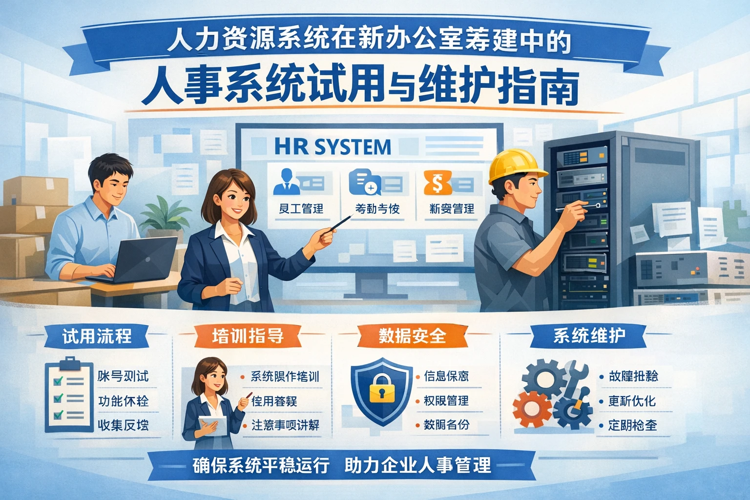 人力资源系统在新办公室筹建中的人事系统试用与维护指南