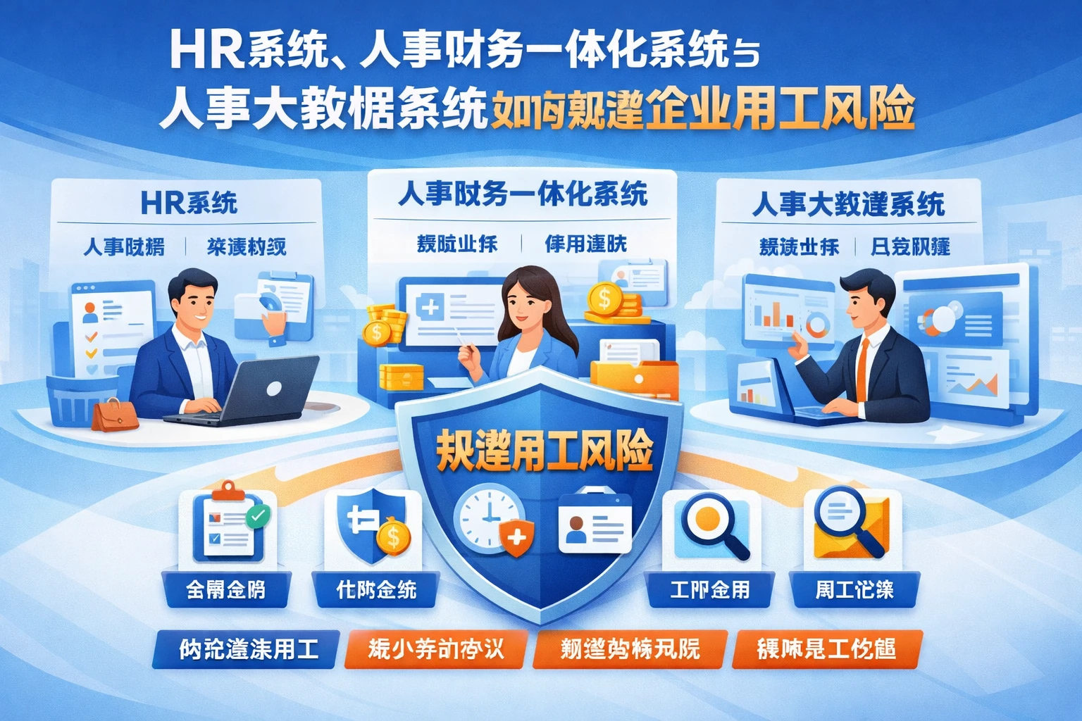 HR系统、人事财务一体化系统与人事大数据系统如何规避企业用工风险