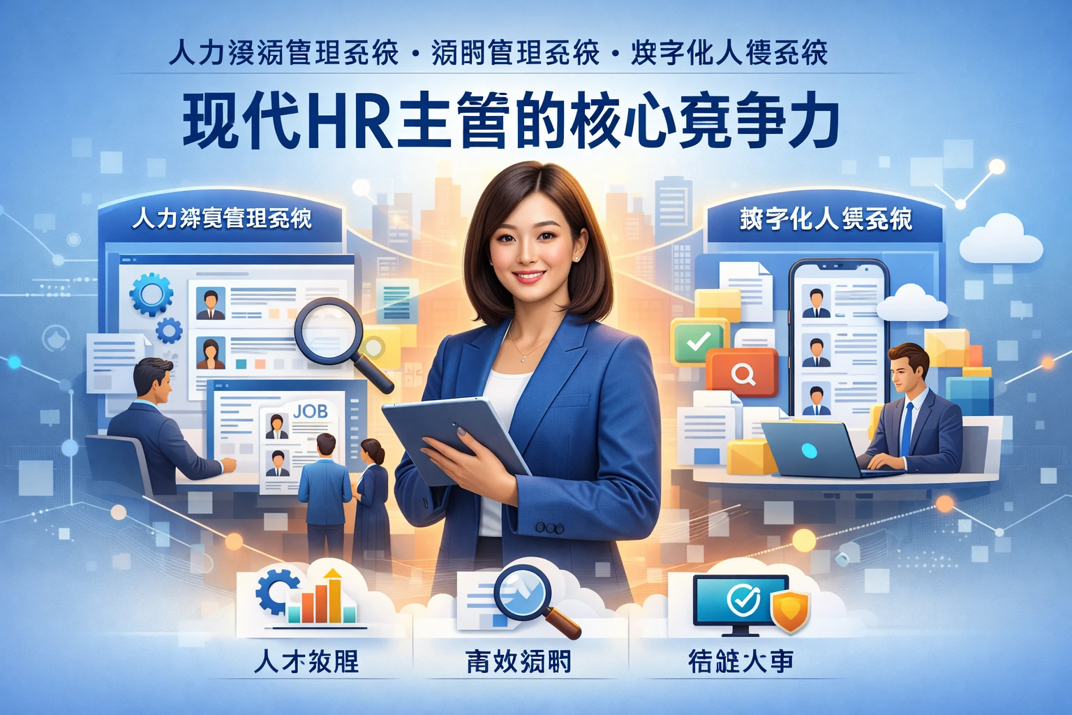 人力资源管理系统、招聘管理系统与数字化人事系统:现代HR主管的核心竞争力