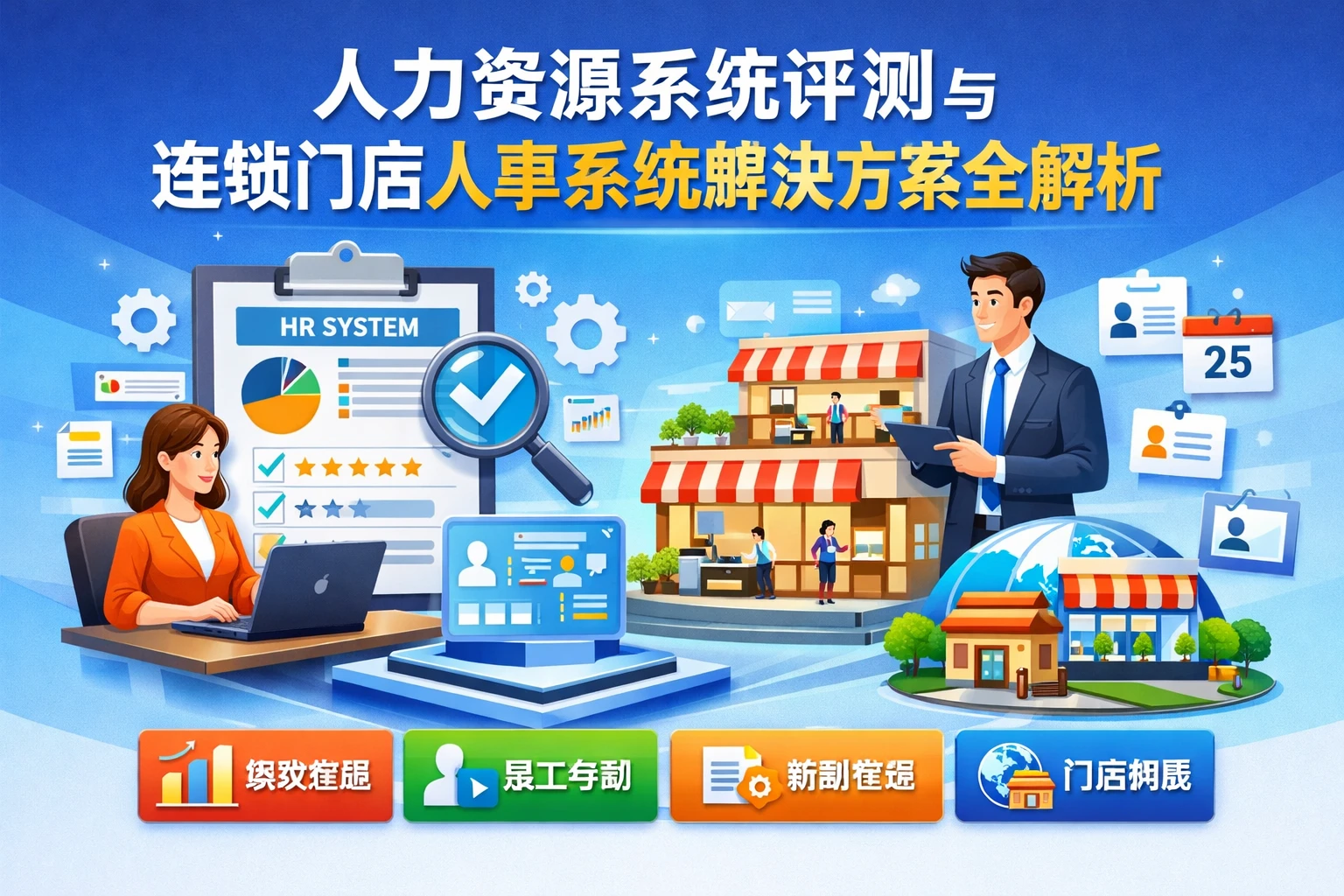 人力资源系统评测与连锁门店人事系统解决方案全解析