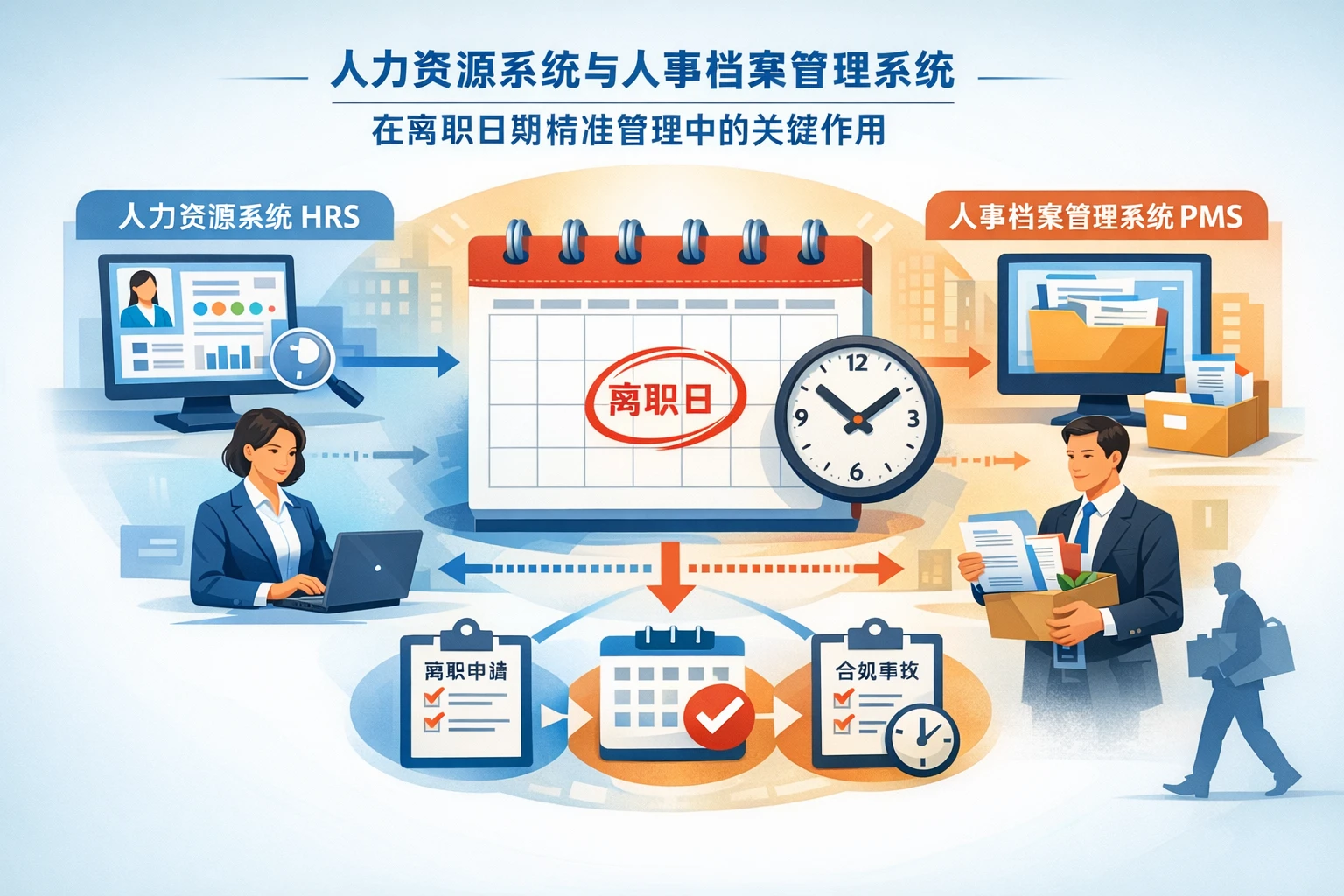 人力资源系统与人事档案管理系统在离职日期精准管理中的关键作用