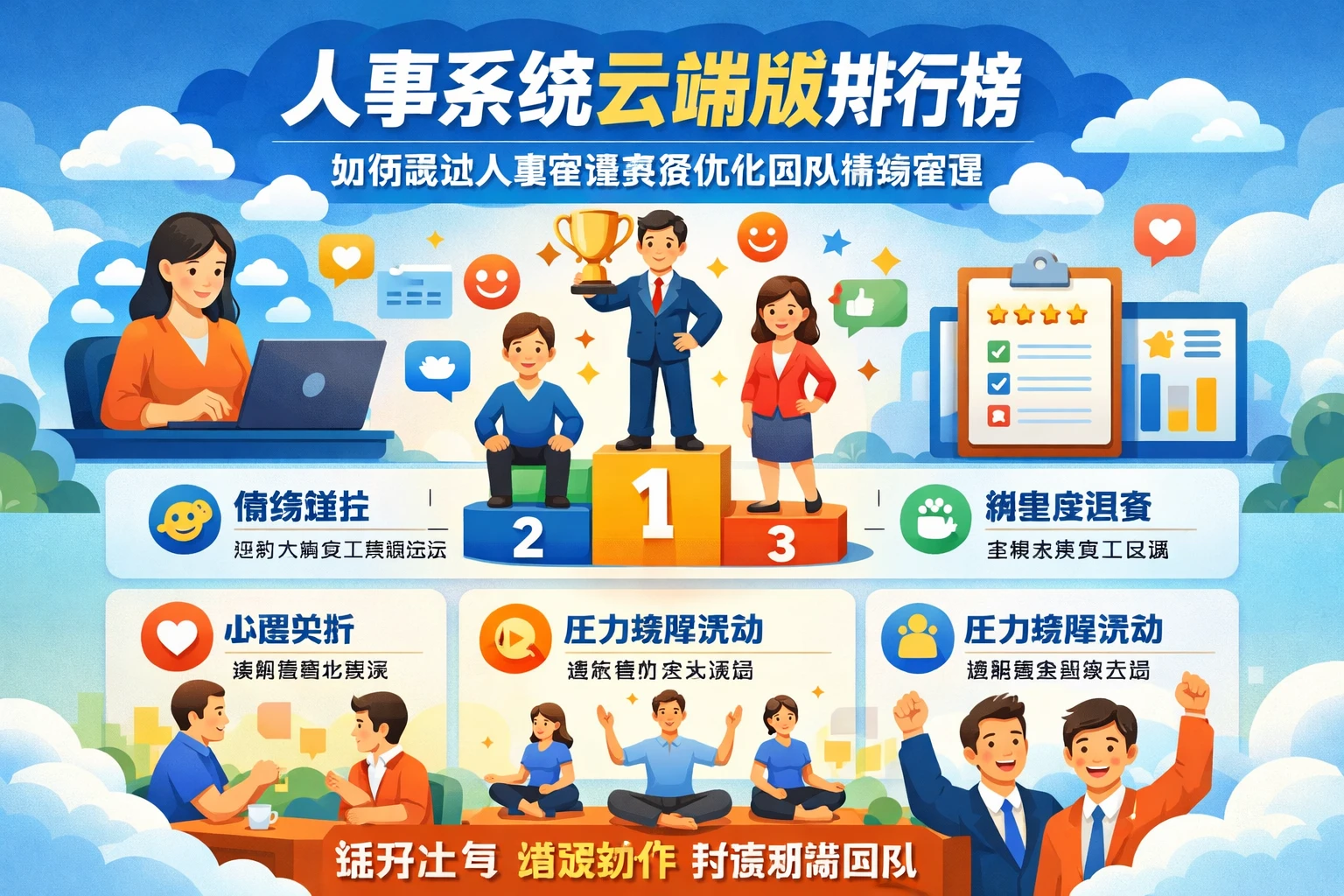 人事系统云端版排行榜:如何通过人事管理系统优化团队情绪管理