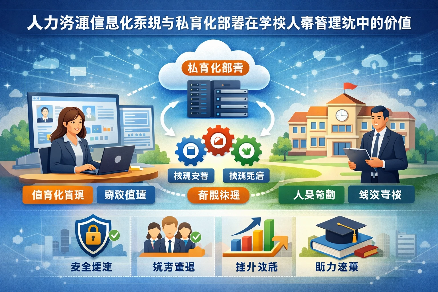 人力资源信息化系统与私有化部署在学校人事管理系统中的核心价值