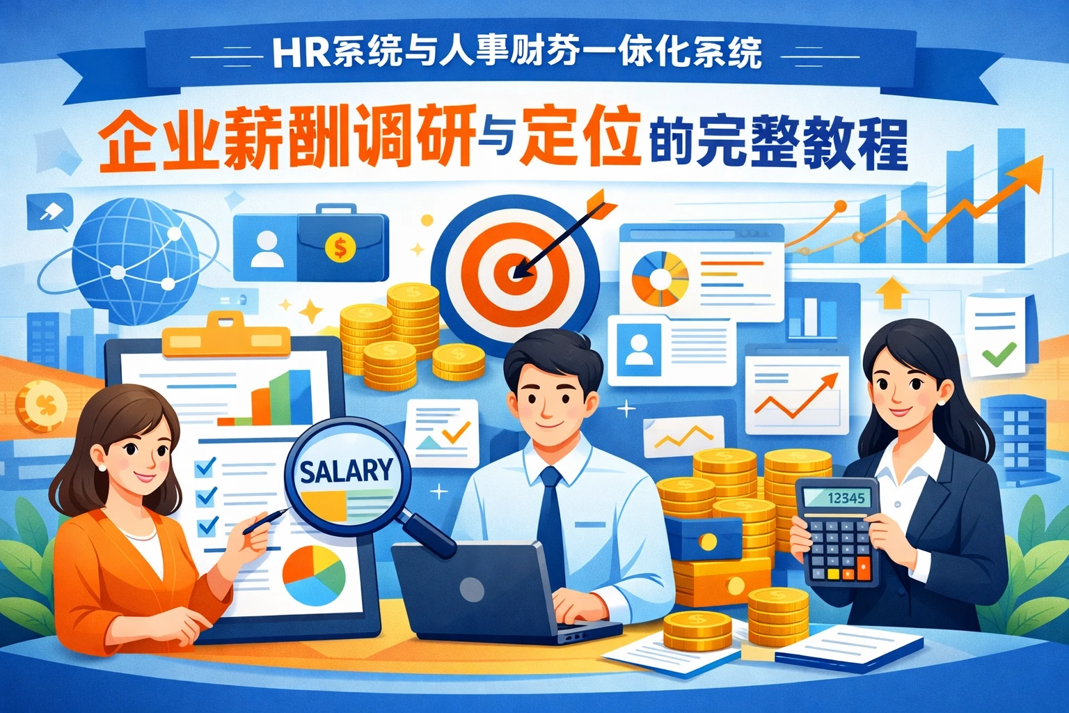 HR系统与人事财务一体化系统：企业薪酬调研与定位的完整教程