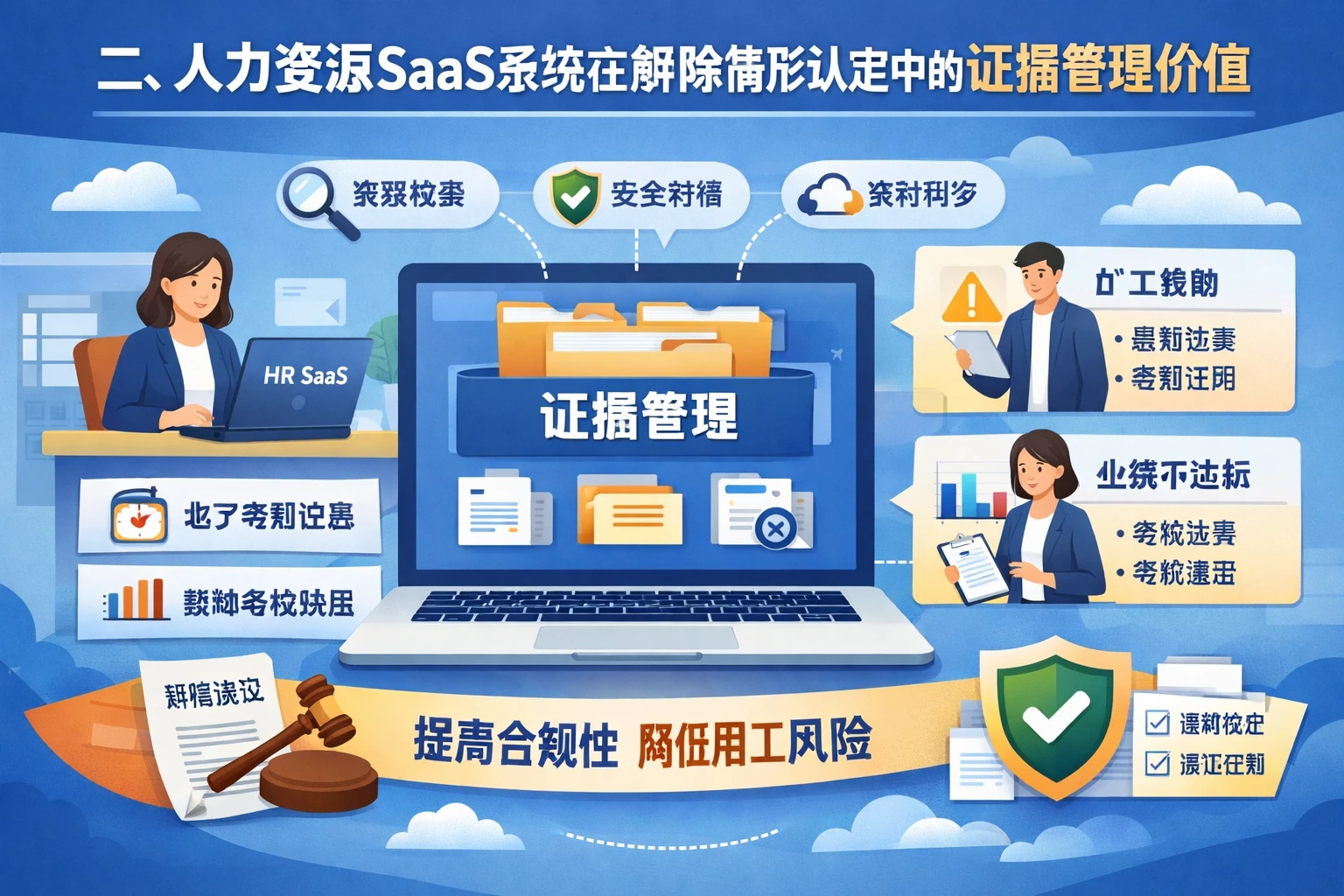 二、人力资源SaaS系统在解除情形认定中的证据管理价值