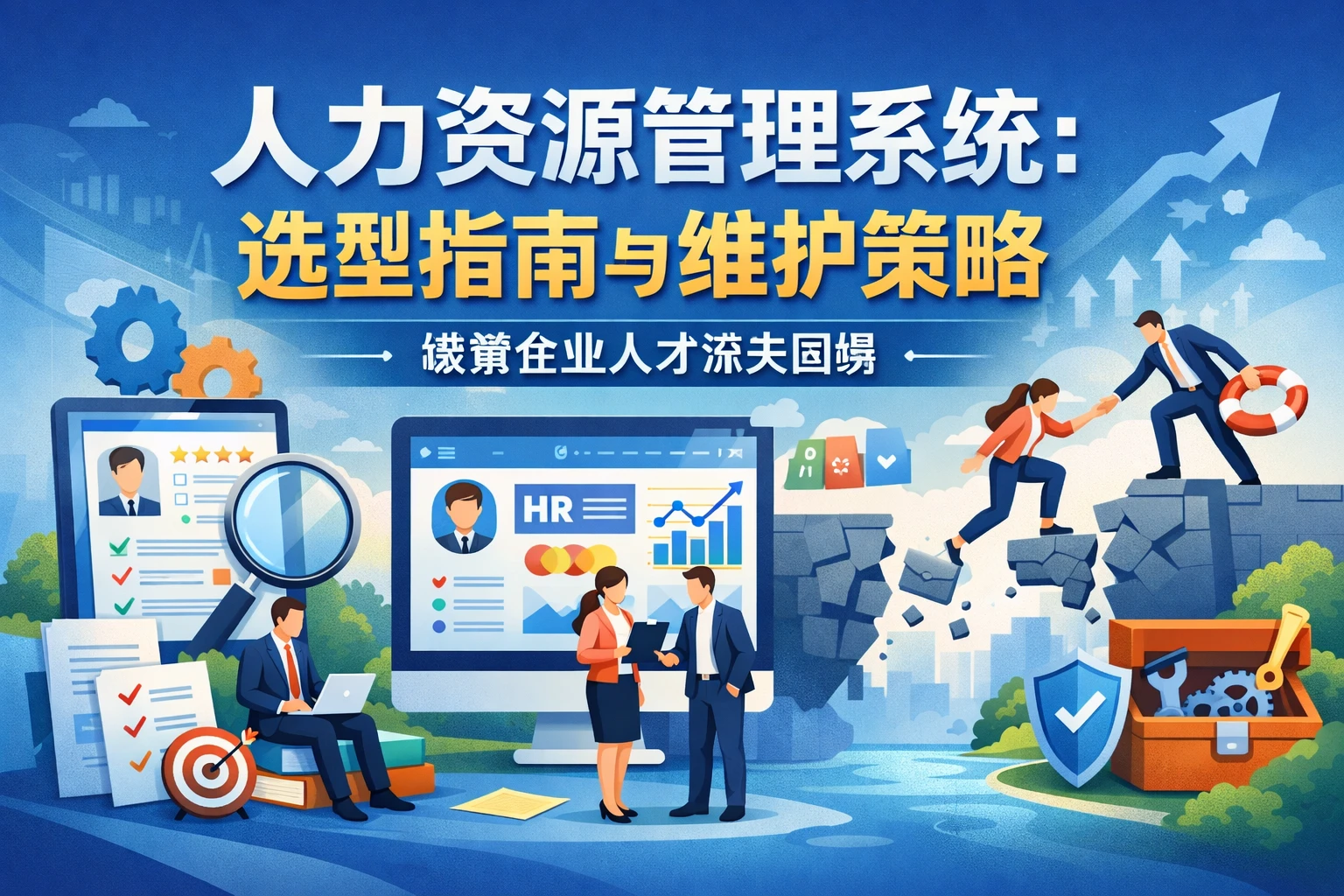 人力资源管理系统：选型指南与维护策略，破解企业人才流失困境