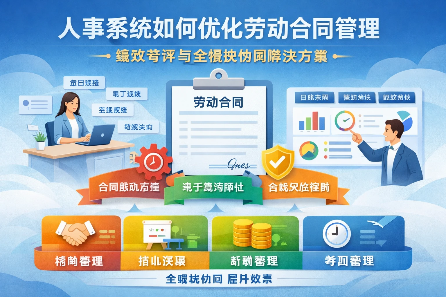 人事系统如何优化劳动合同管理:绩效考评与全模块协同解决方案