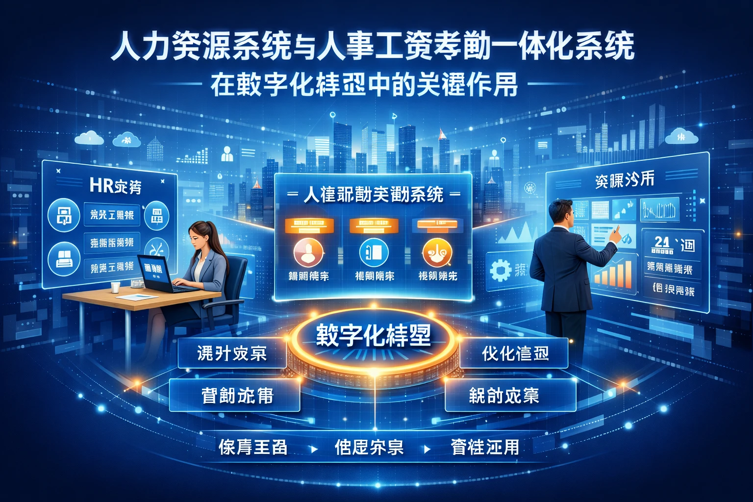 人力资源系统与人事工资考勤一体化系统在数字化转型中的关键作用