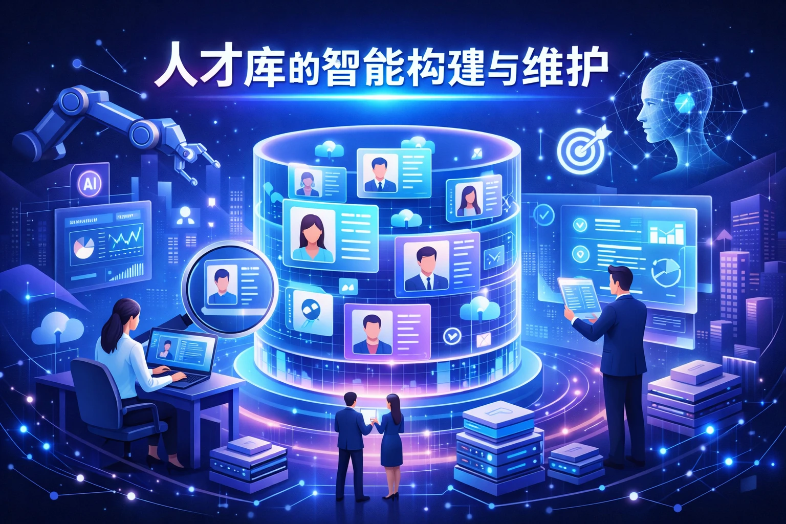 人才库的智能构建与维护