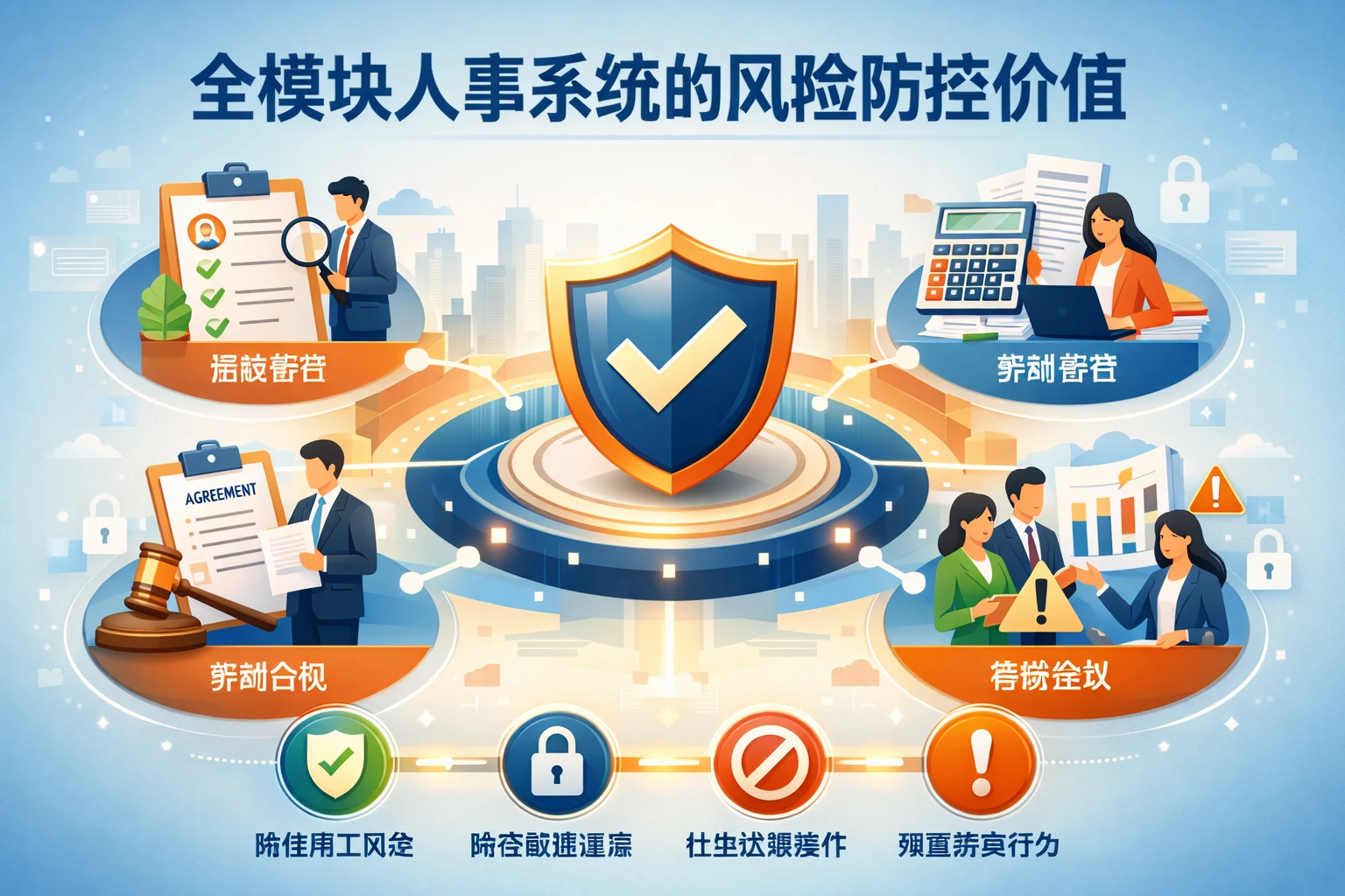 全模块人事系统的风险防控价值