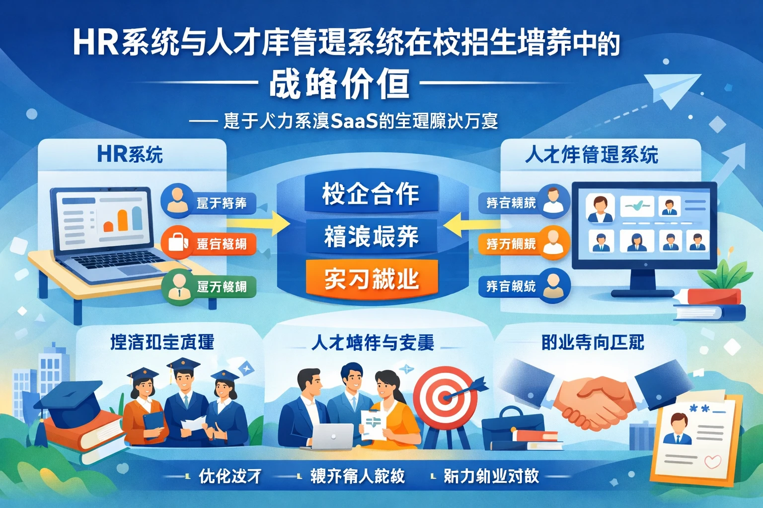HR系统与人才库管理系统在校招生培养中的战略价值——基于人力资源SaaS的全面解决方案