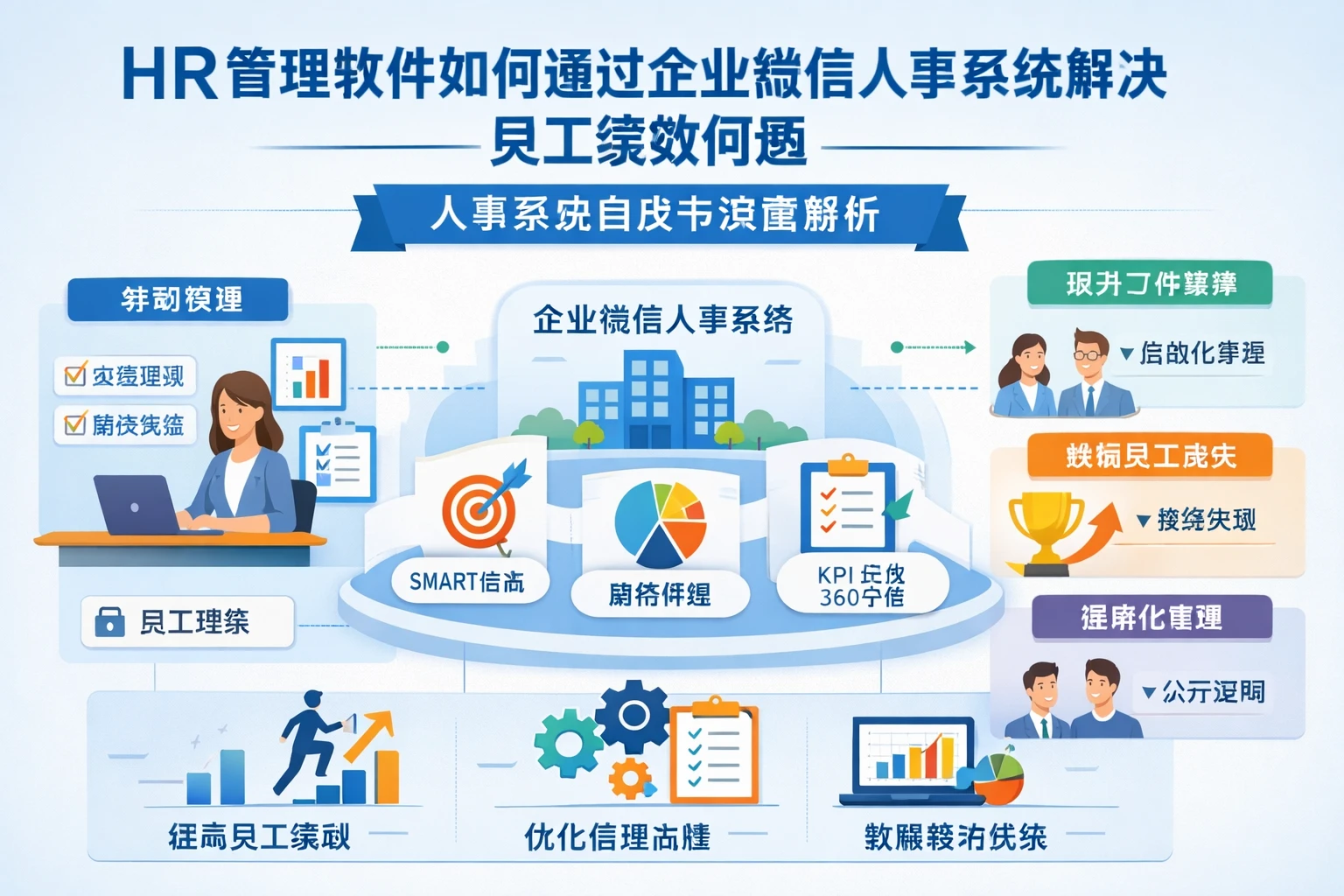 HR管理软件如何通过企业微信人事系统解决员工绩效问题——人事系统白皮书深度解析