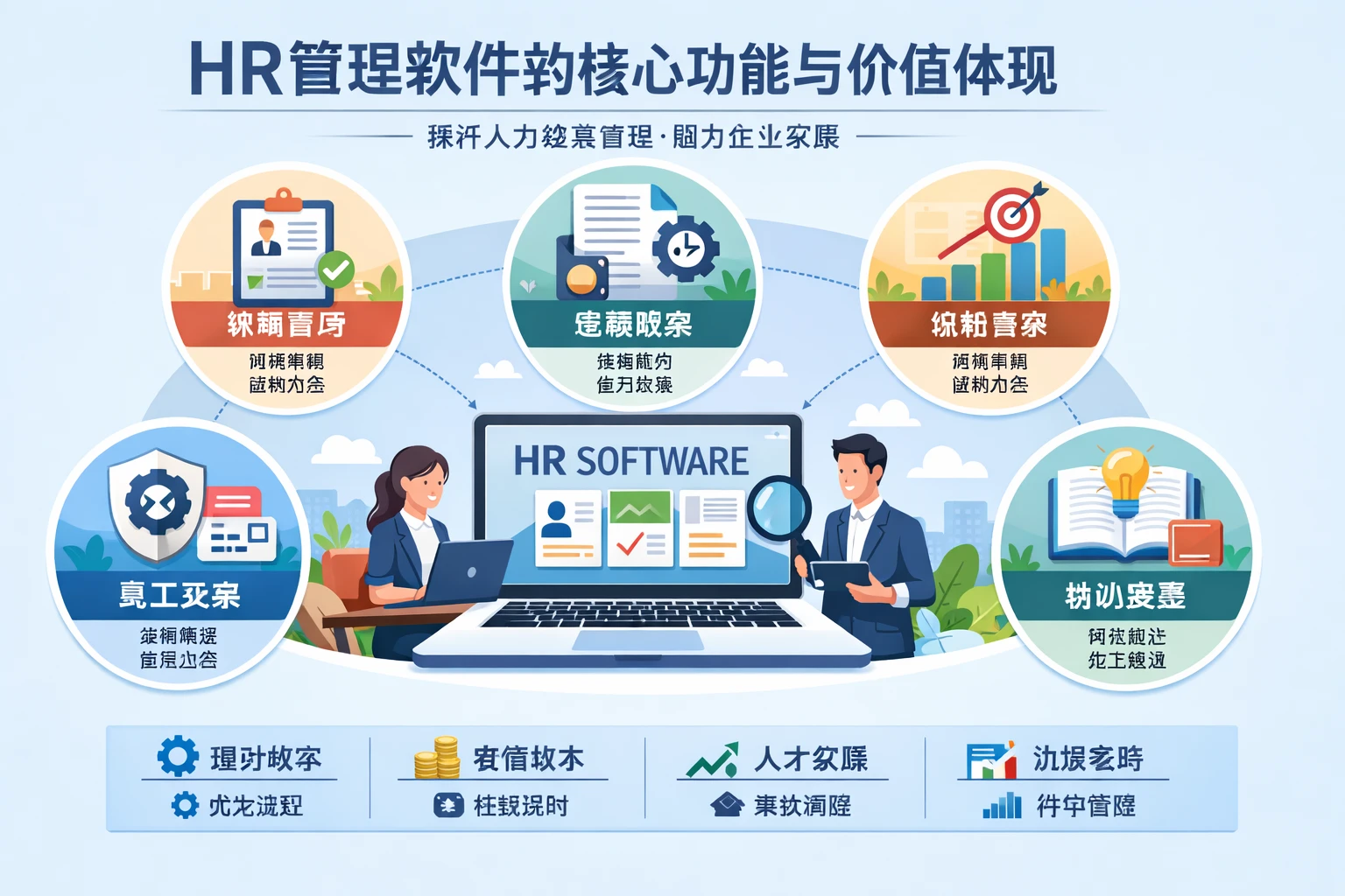 HR管理软件的核心功能与价值体现