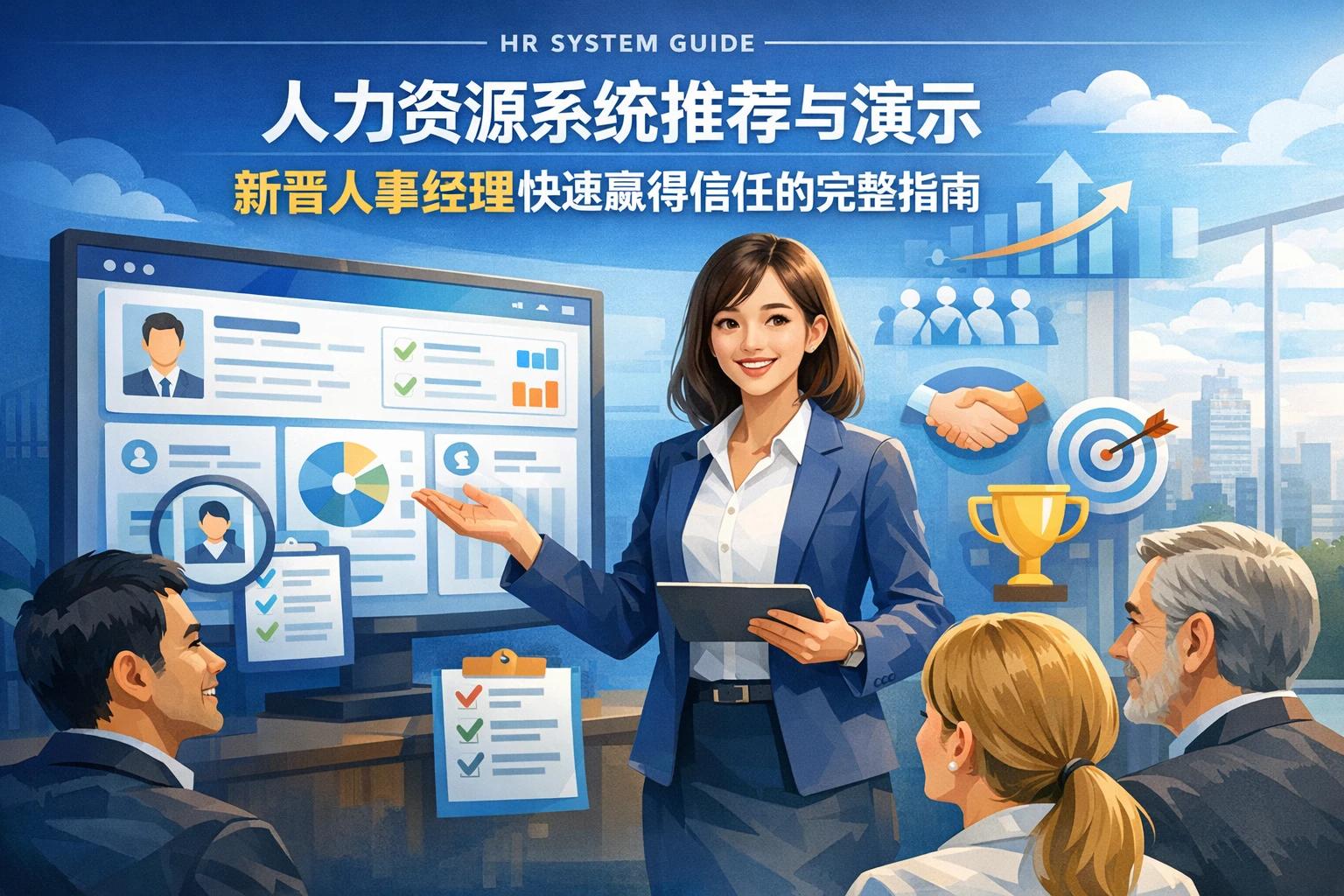 人力资源系统推荐与演示：新晋人事经理快速赢得信任的完整指南