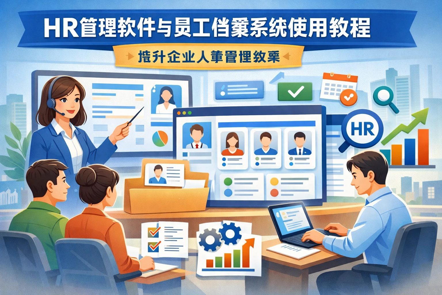 HR管理软件与员工档案系统使用教程：提升企业人事管理效率