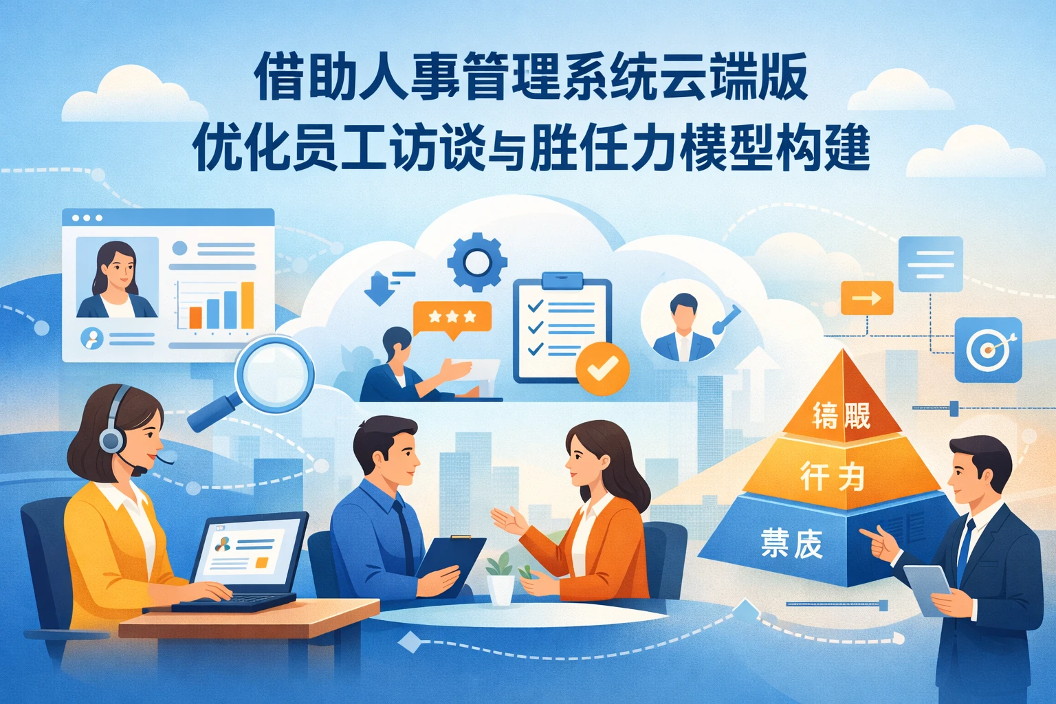 借助人事管理系统云端版优化员工访谈与胜任力模型构建