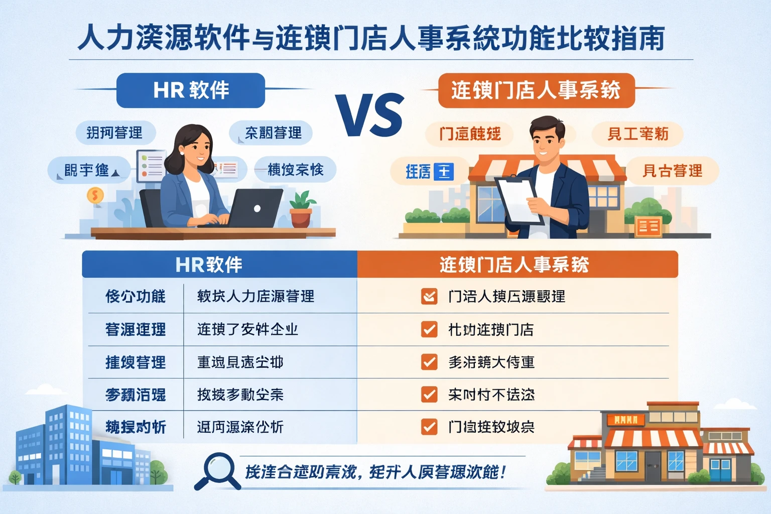 人力资源软件与连锁门店人事系统功能比较指南