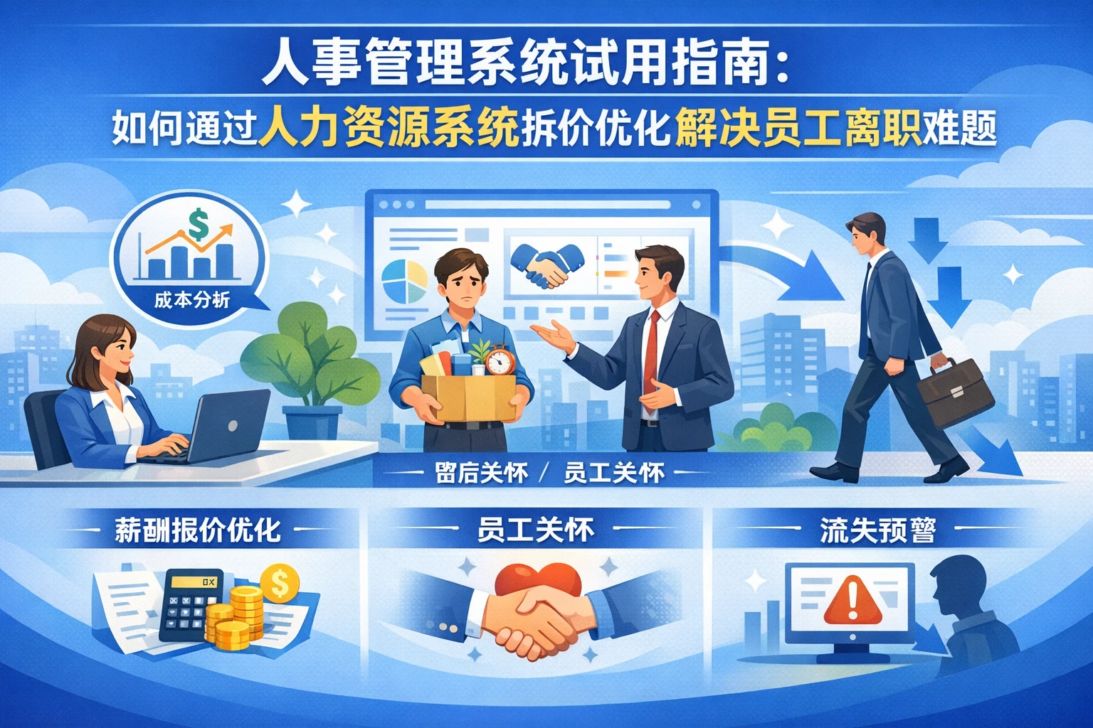 人事管理系统试用指南：如何通过人力资源系统报价优化解决员工离职难题