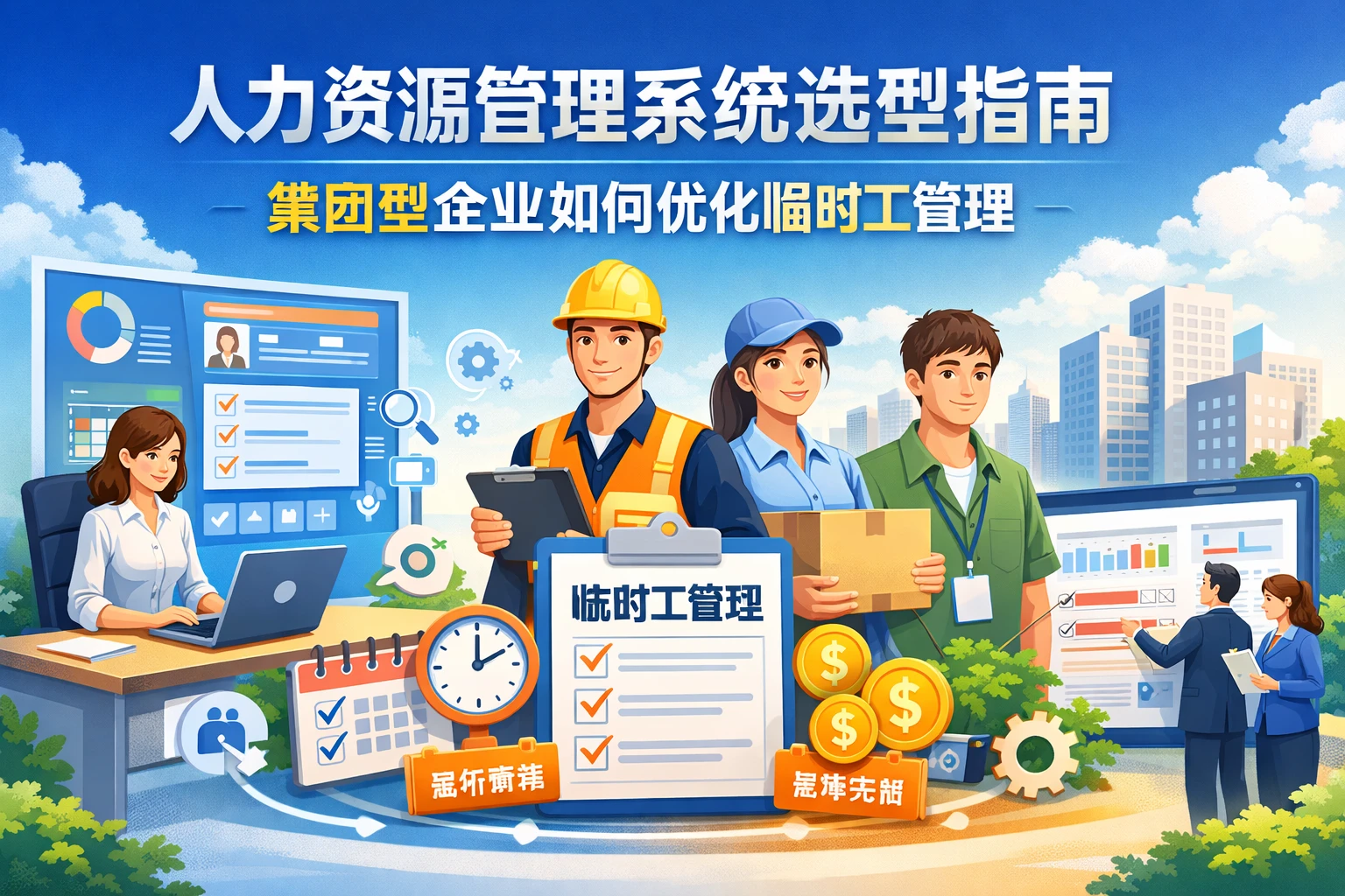 人力资源管理系统选型指南：集团型企业如何优化临时工管理