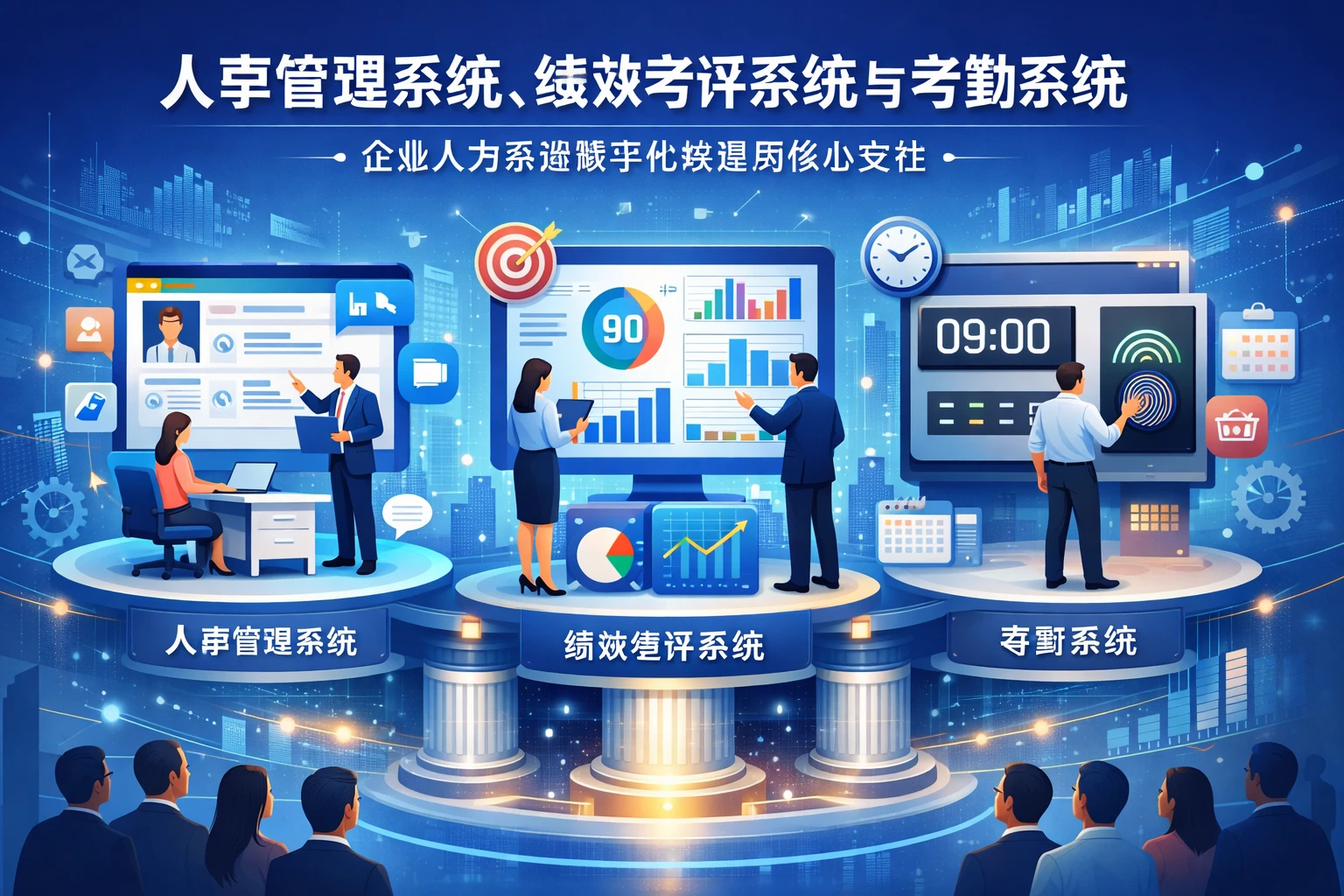 人事管理系统、绩效考评系统与考勤系统：企业人力资源数字化转型的核心支柱