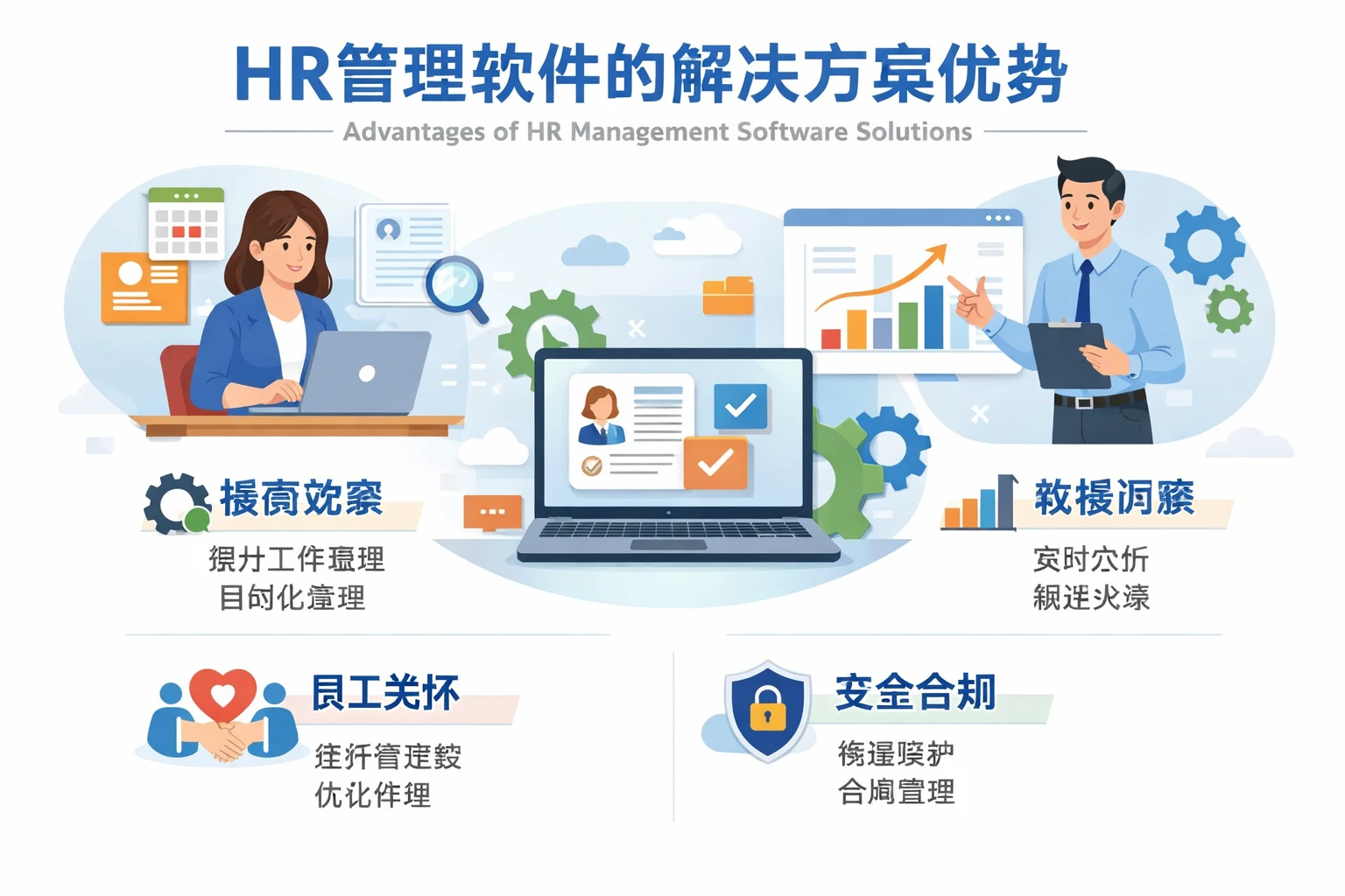 HR管理软件的解决方案优势