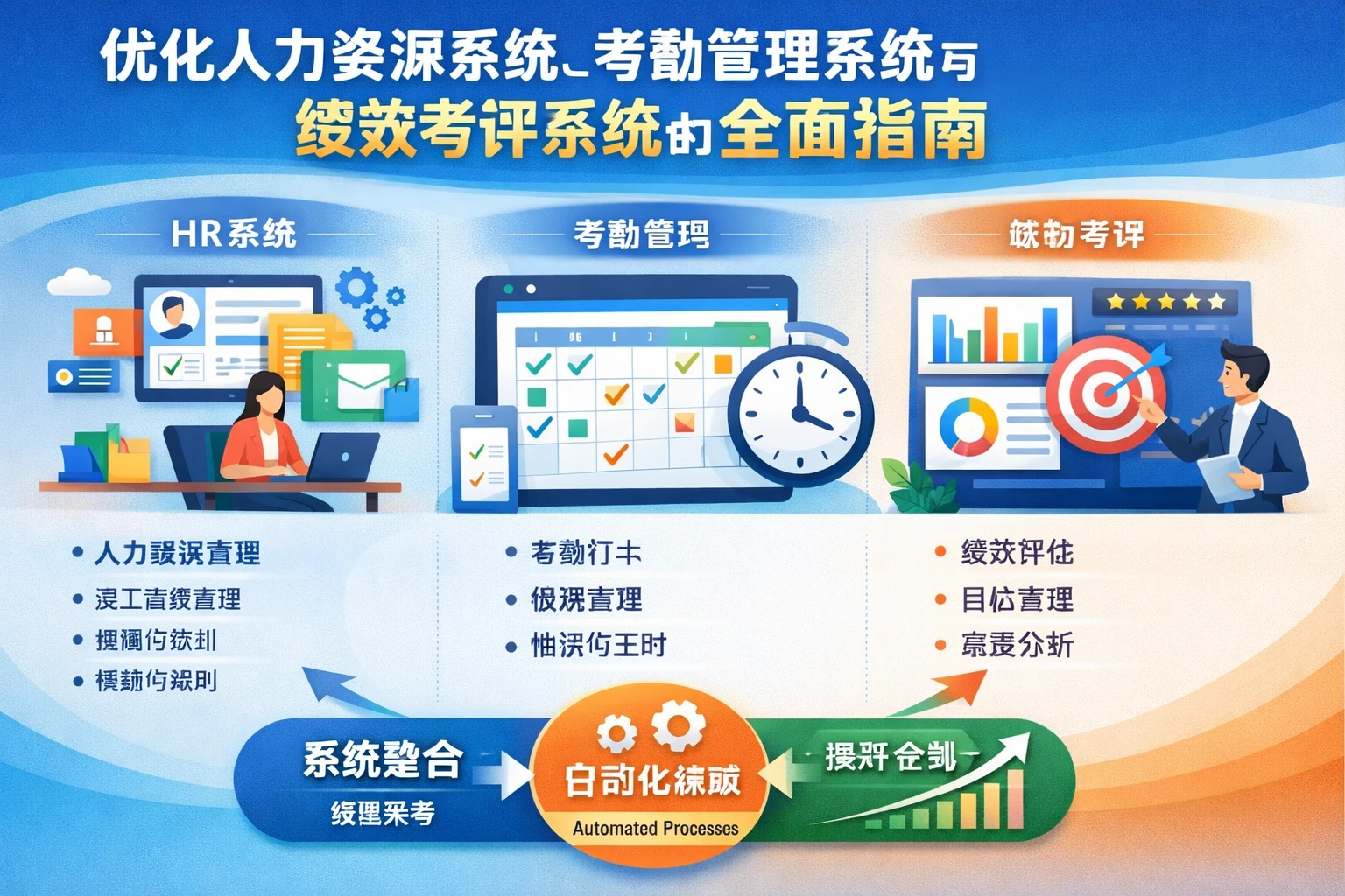 优化人力资源系统、考勤管理系统与绩效考评系统的全面指南