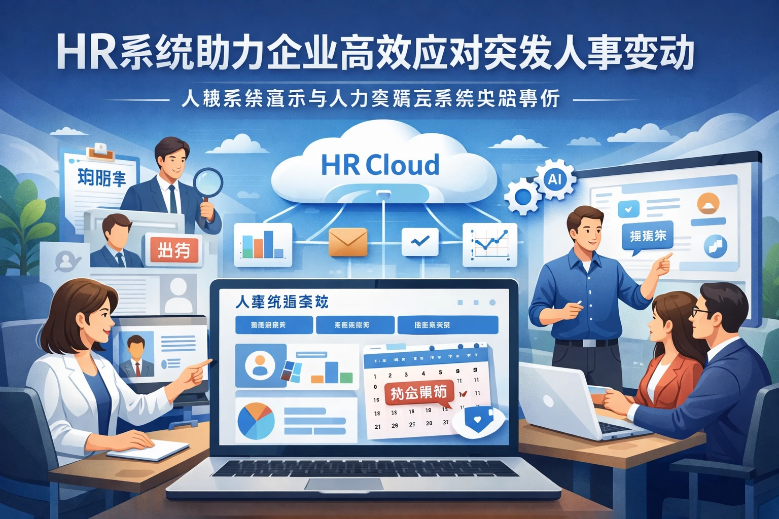HR系统助力企业高效应对突发人事变动：人事系统演示与人力资源云系统实战解析