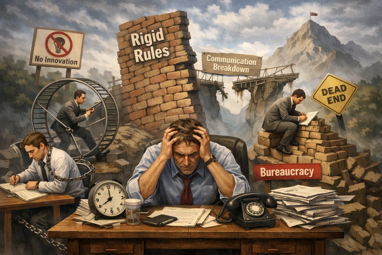 传统管理方式的局限与困境