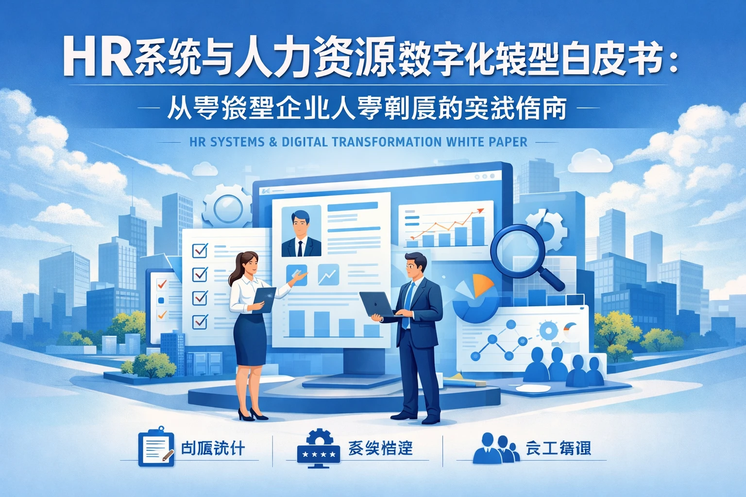 HR系统与人力资源数字化转型白皮书：从零搭建企业人事制度的实战指南